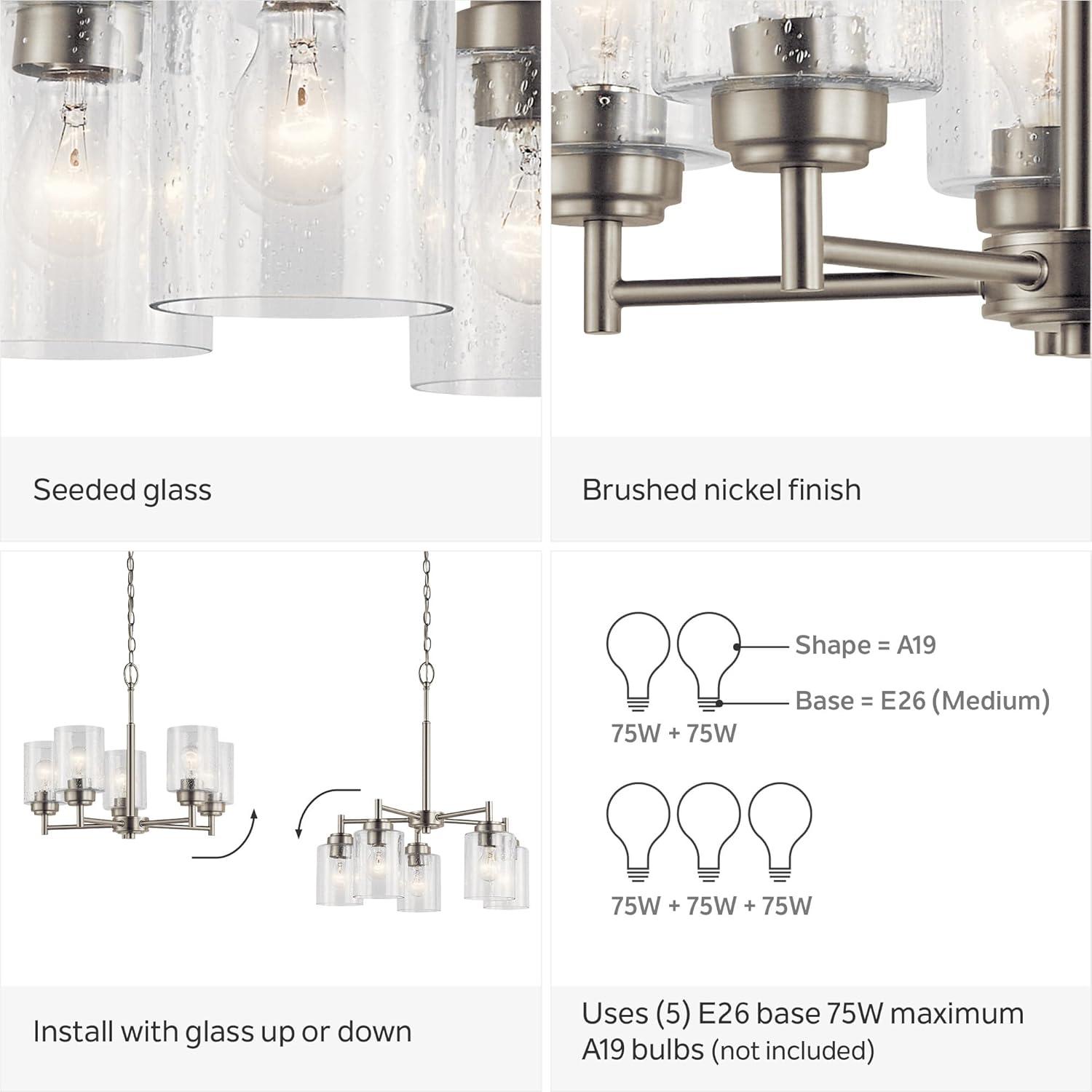 Winslow 5 - Light Dimmable Classic / Traditional Chandelier