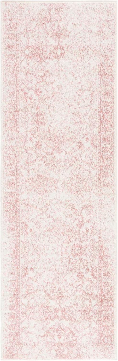 Adirondack ADR109 Machine Made Indoor Runner - Ivory/Rose - 2'6"x6' - Safavieh