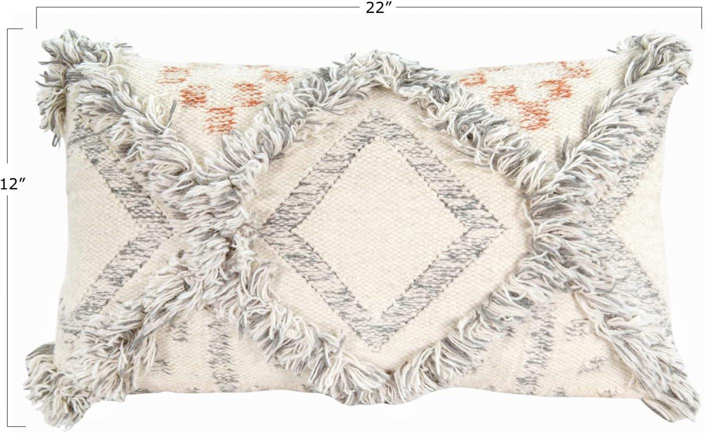 Fringed Throw Pillow