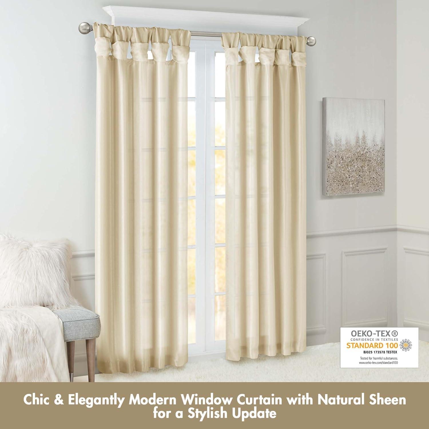 Madison Park Rivau Light-Filtering Single Curtain Panel