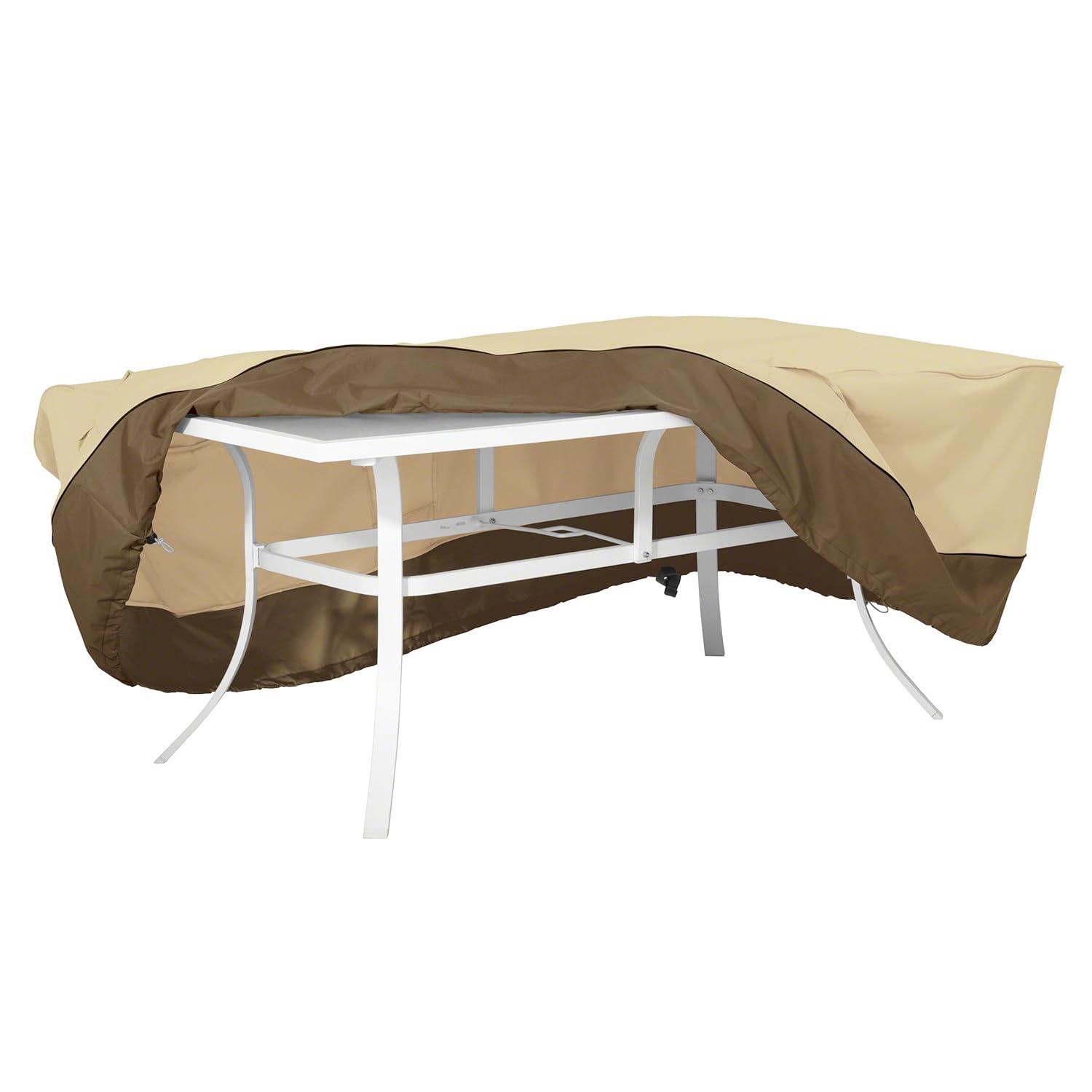 Classic Accessories Veranda Water-Resistant 72 Inch Rectangular/Oval Patio Table Cover