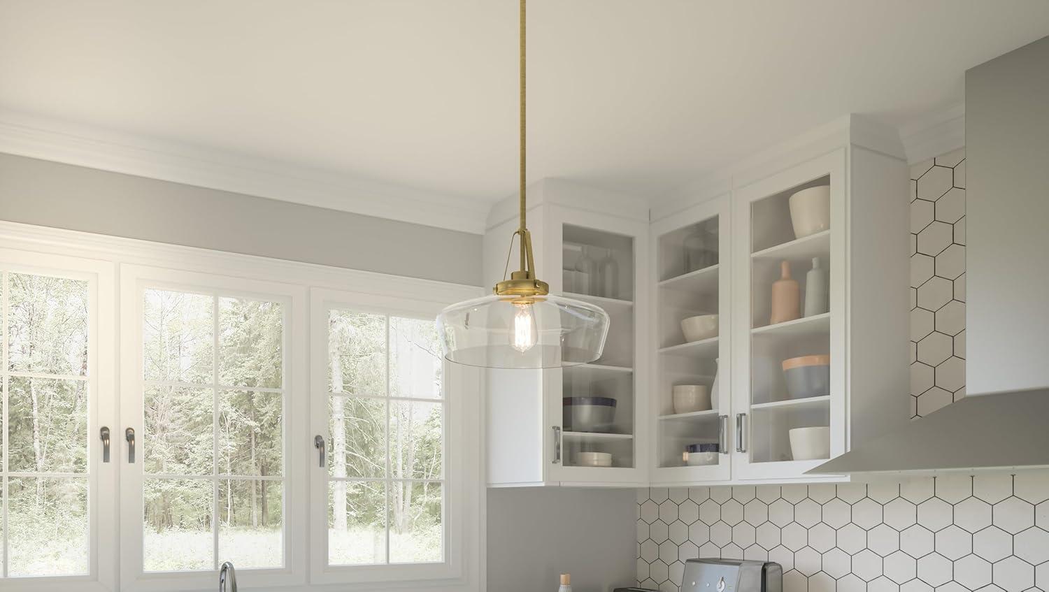 Quoizel Lighting Haven 1 - Light Pendant in  Aged Brass