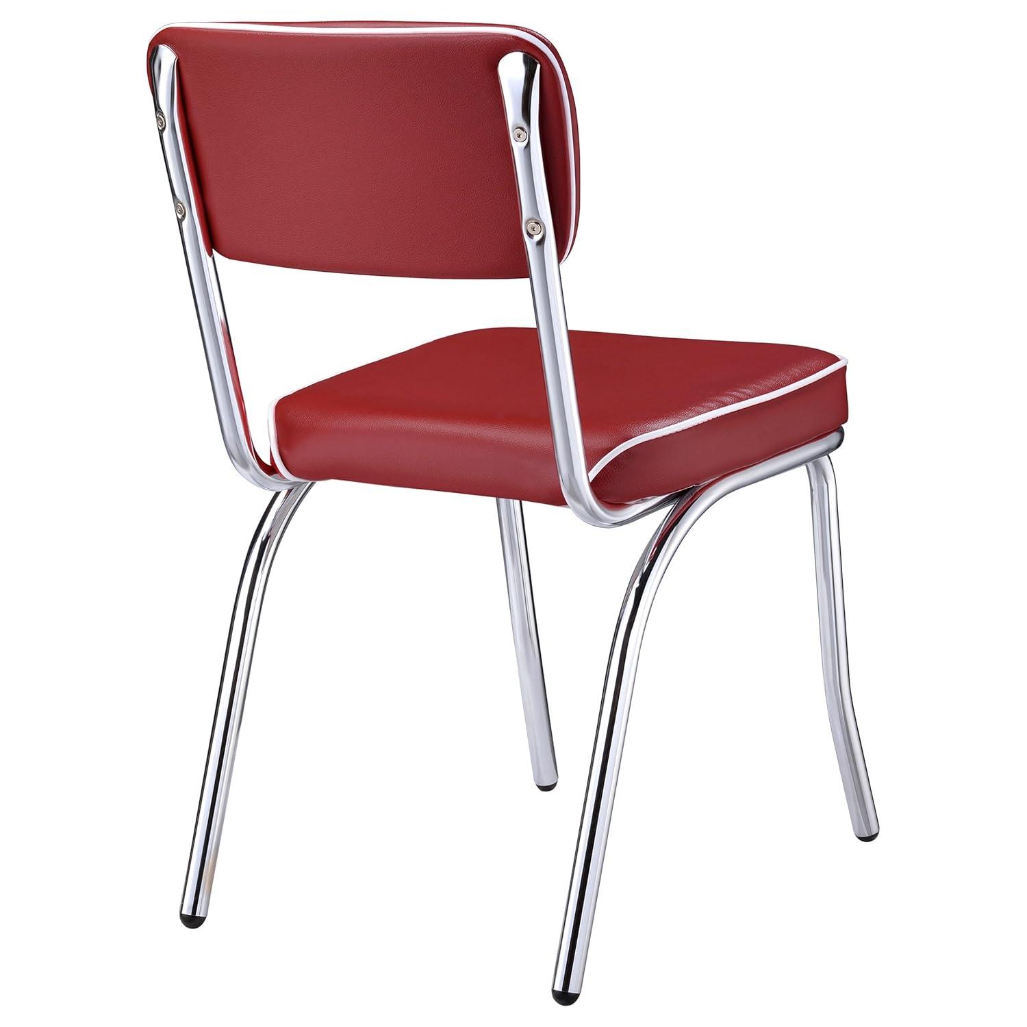 Newline Retro Upholstered Dining Side Chair (Set Of 2)