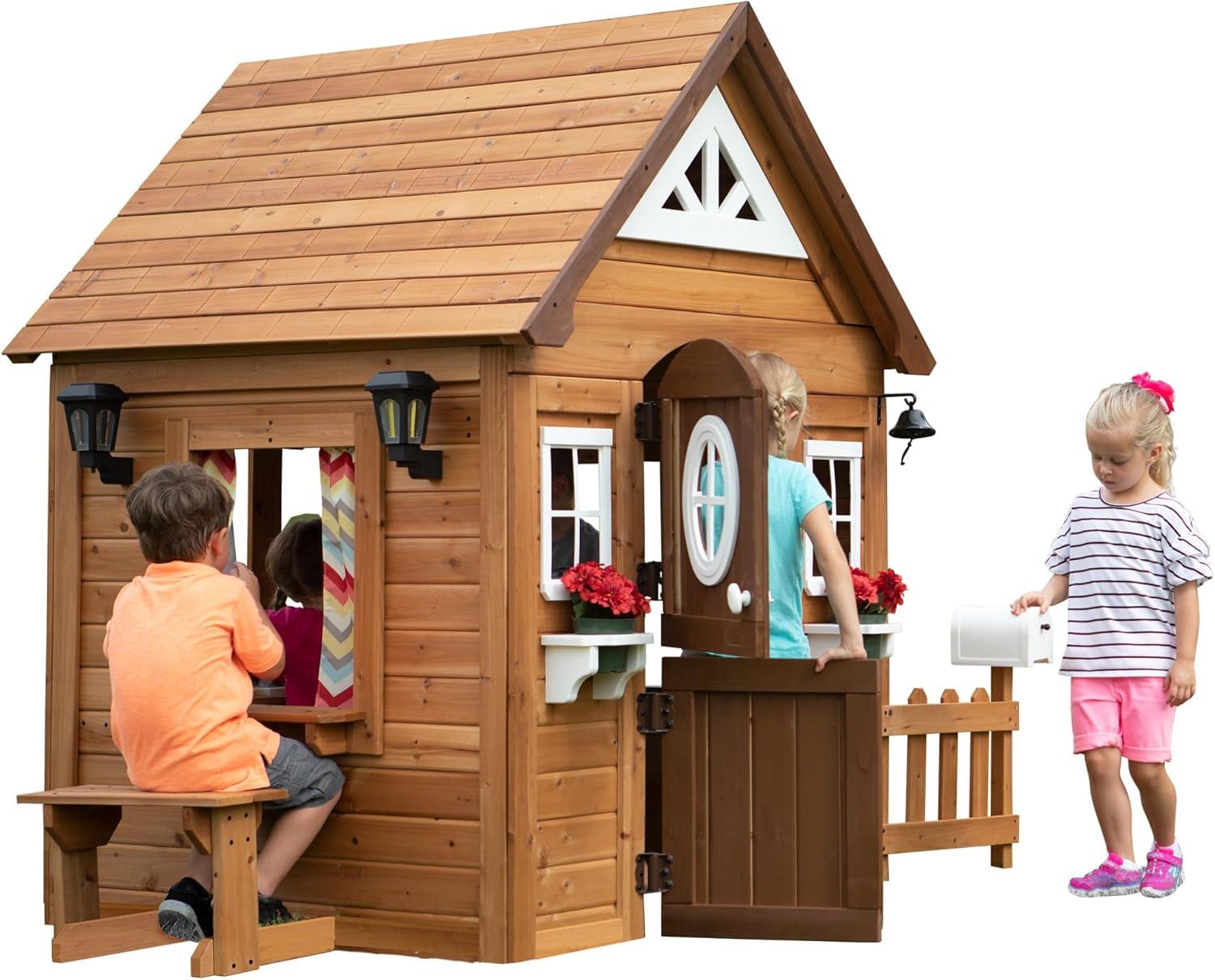 Backyard Discovery Aspen Wooden Cedar Playhouse