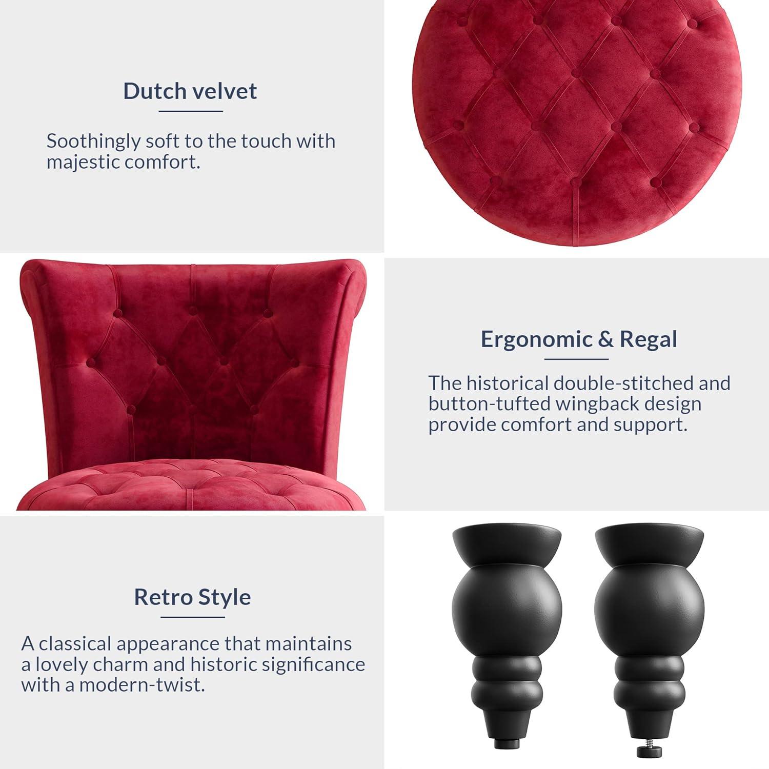 Akeeyla Velvet Barrel Chair