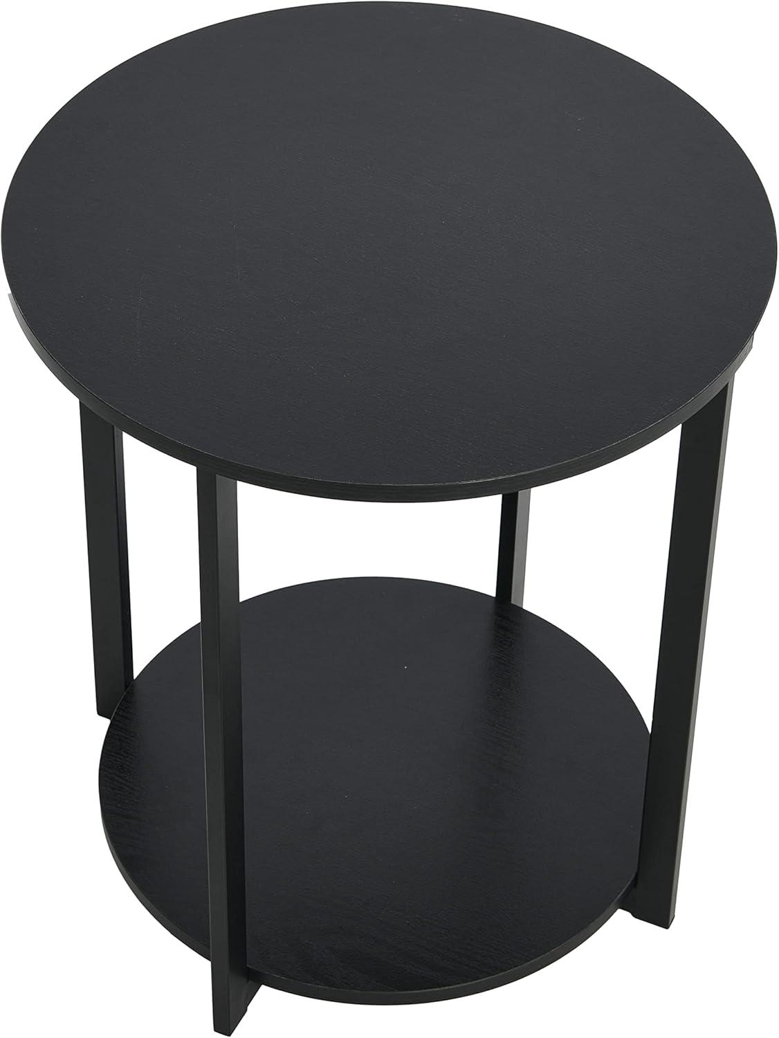 Household Essentials Jamestown Round End Table