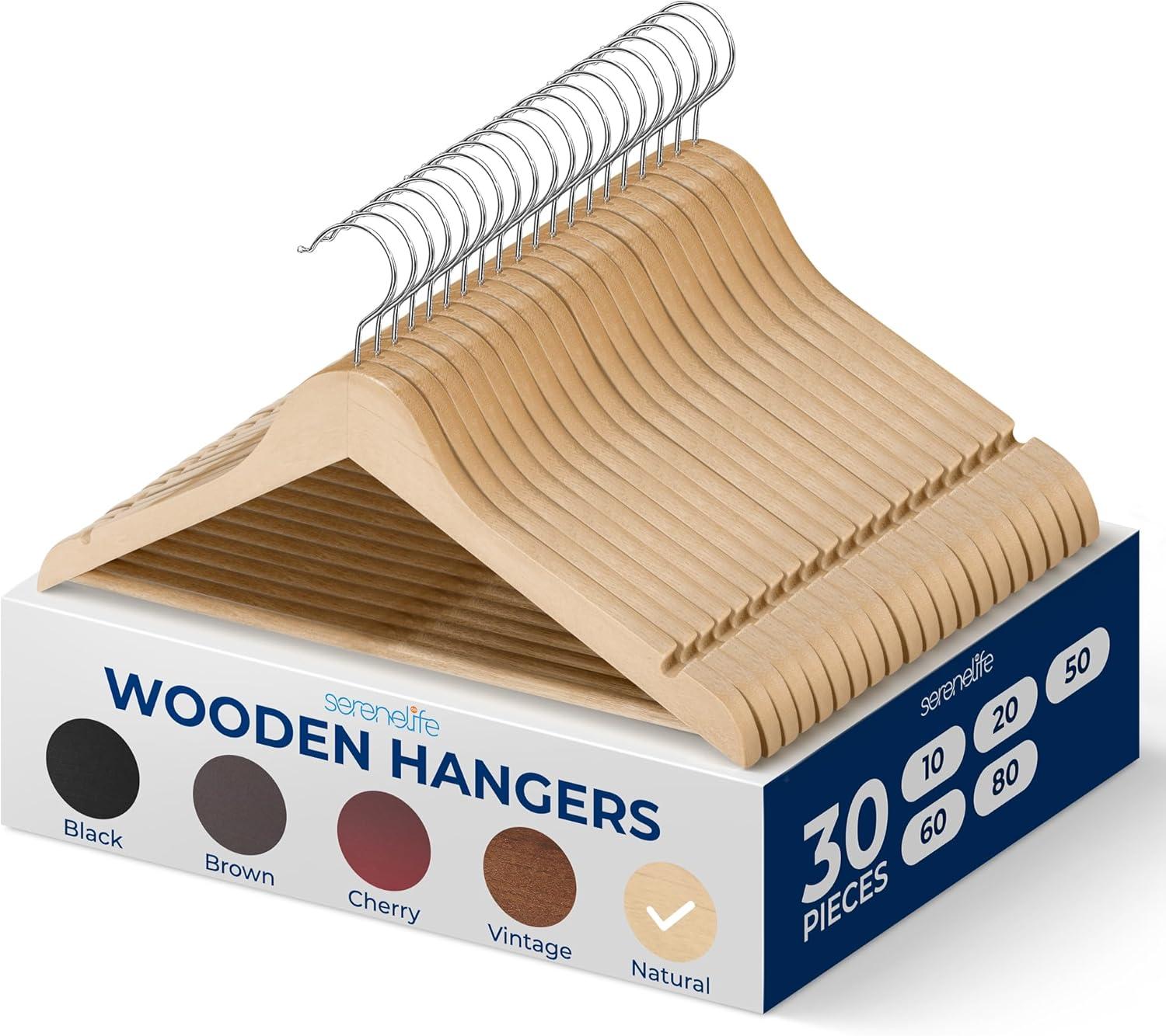 SereneLife Non-Slip Standard Hanger