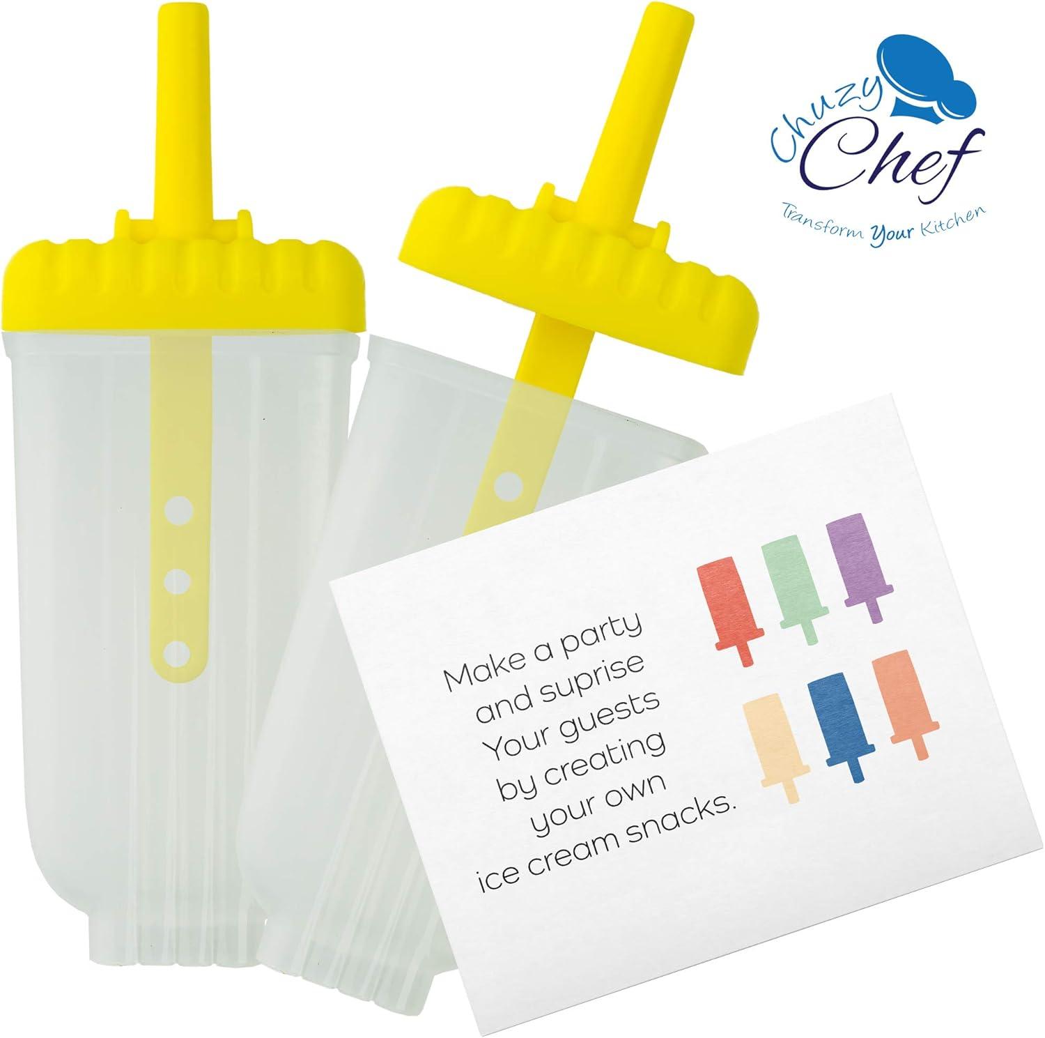 Chuzy Chef Polypropylene/Plastic 6-Cavity Ice Cube Mold Set of 6