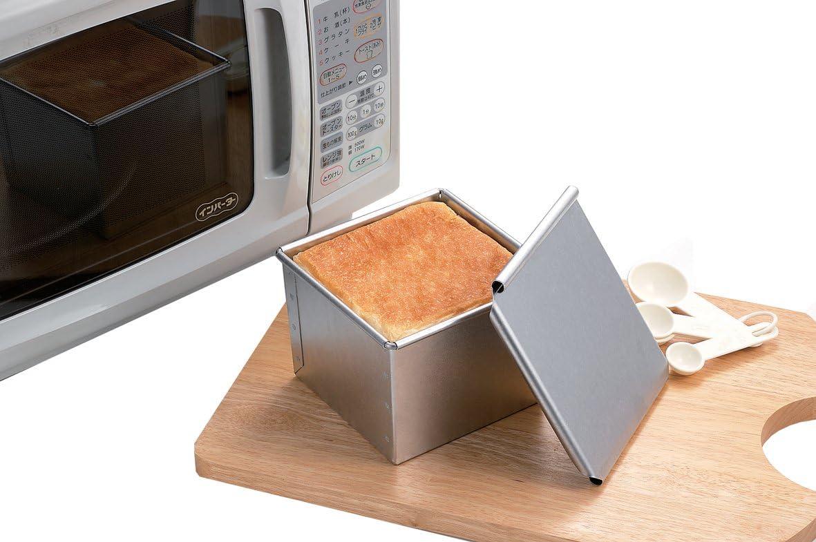 Steel Square Bread Mold with Sliding Lid