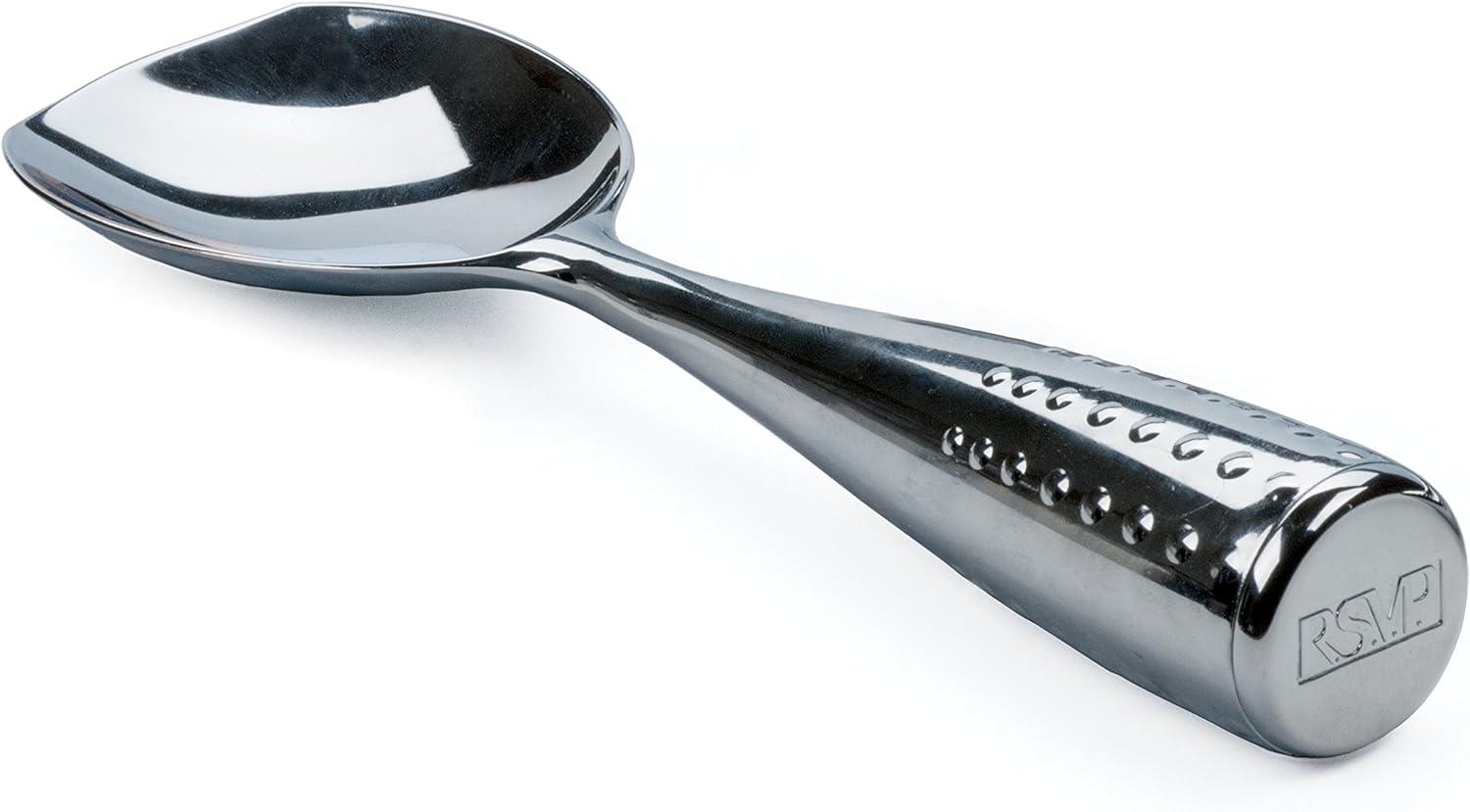 Large Chrome Ice Cream Spade with Non-slip Grip