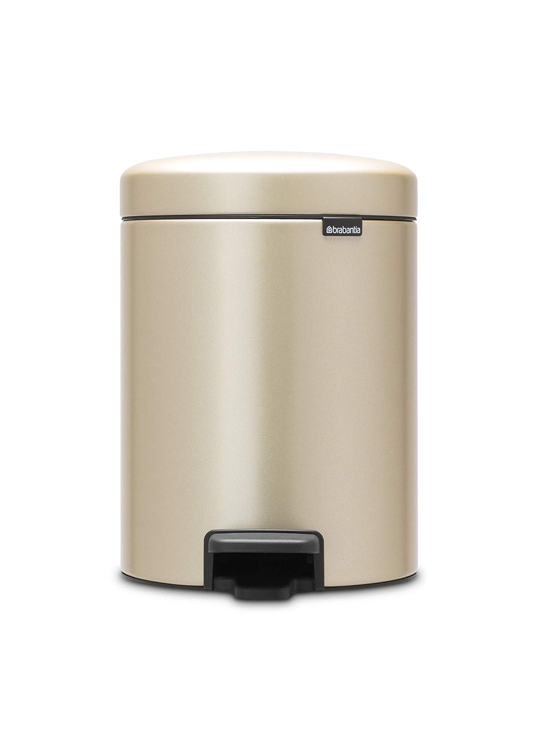 Brabantia NewIcon Step On Trash Can, 1.3 Gallon (5 Liter)