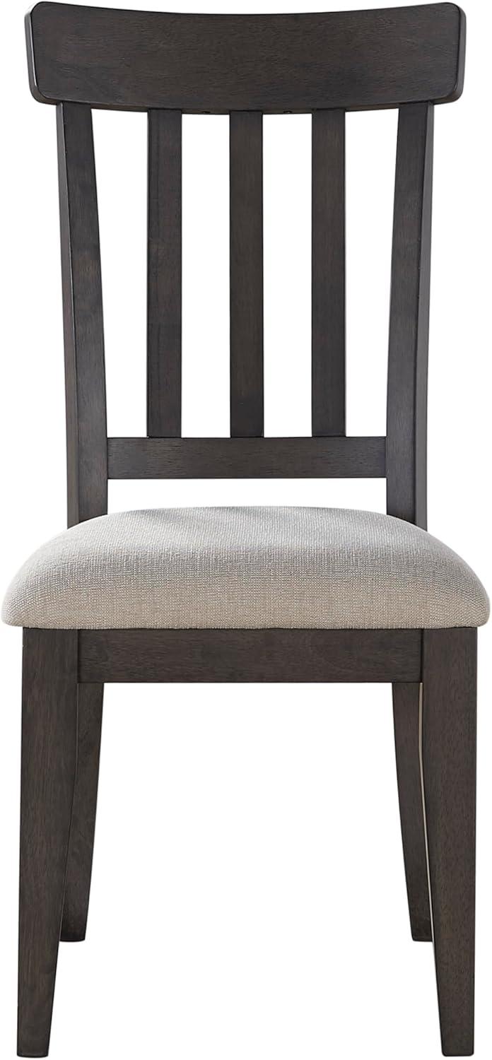 9pc Napa Dining Set Dusky Cedar - Steve Silver Co.: Farmhouse Style, Double Pedestal, Upholstered Chairs