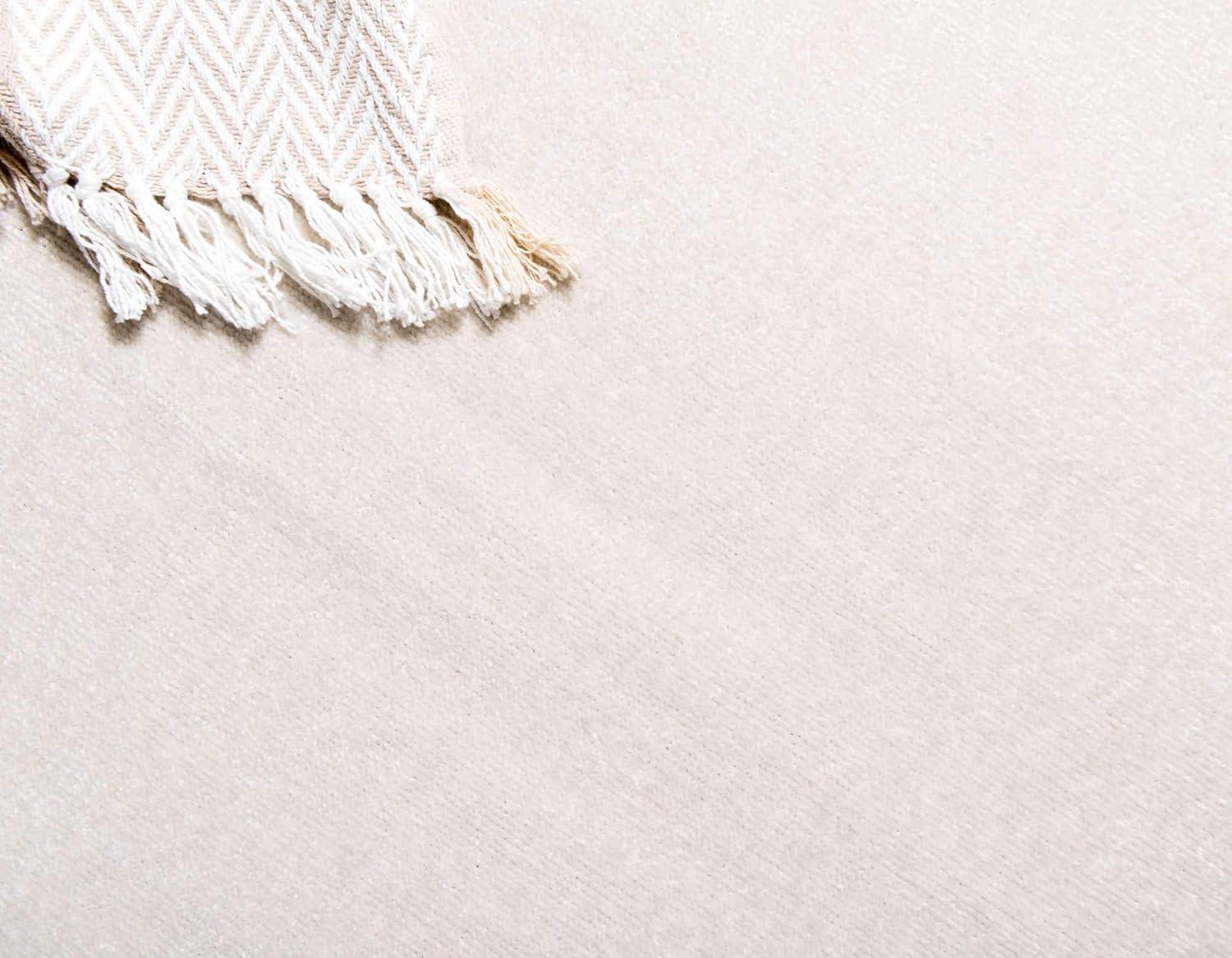 Unique Loom Williamsburg Collection Area Rug - Solid (9'  x 12' 2" Rectangle Beige)