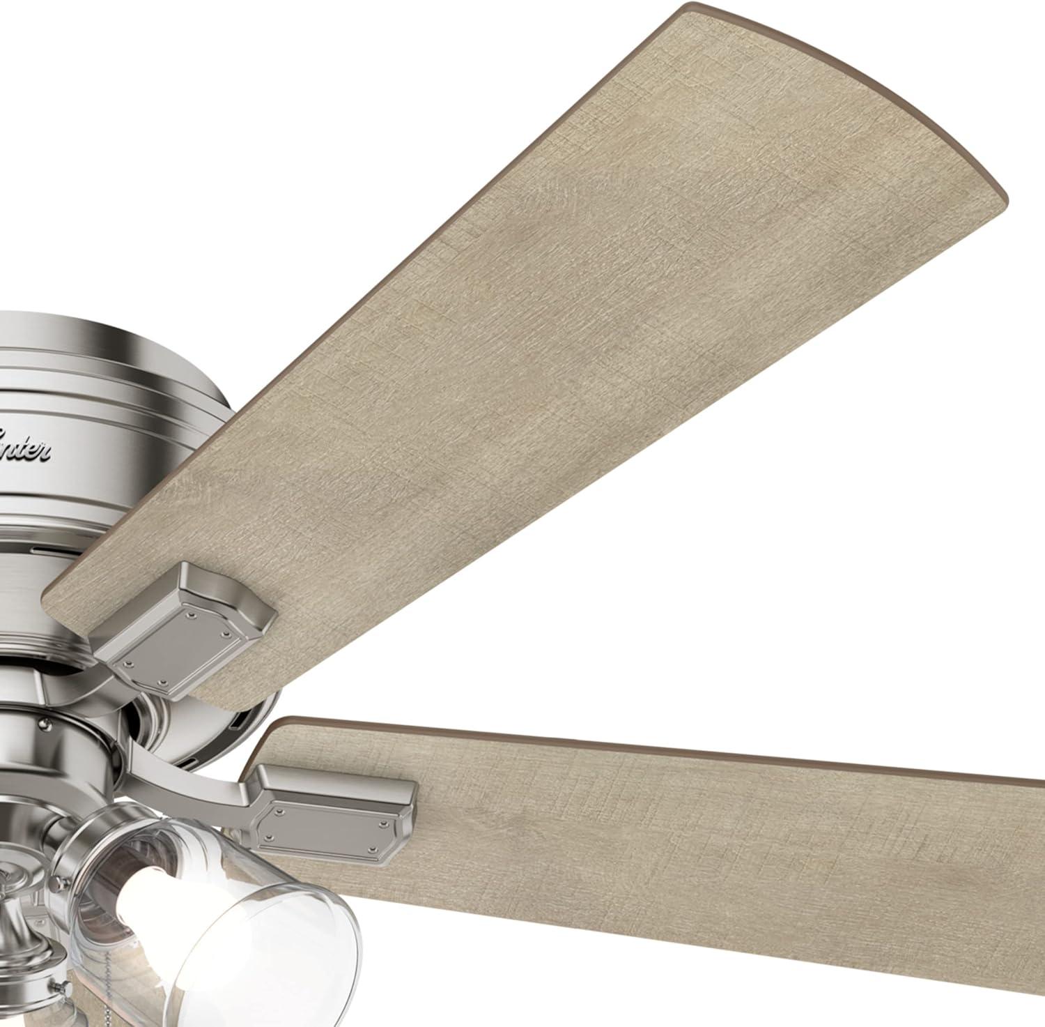 52" Crestfield Low Profile Ceiling Fan (Includes LED Light Bulb) - Hunter Fan