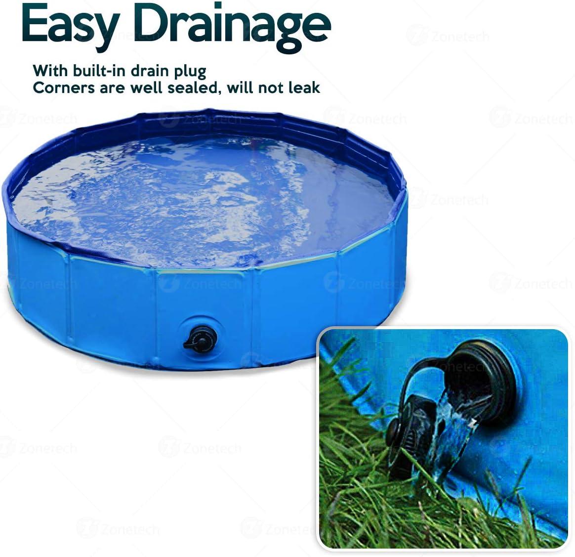 Plastic Round Pet Pool 12'' H x 38'' W x 12'' L