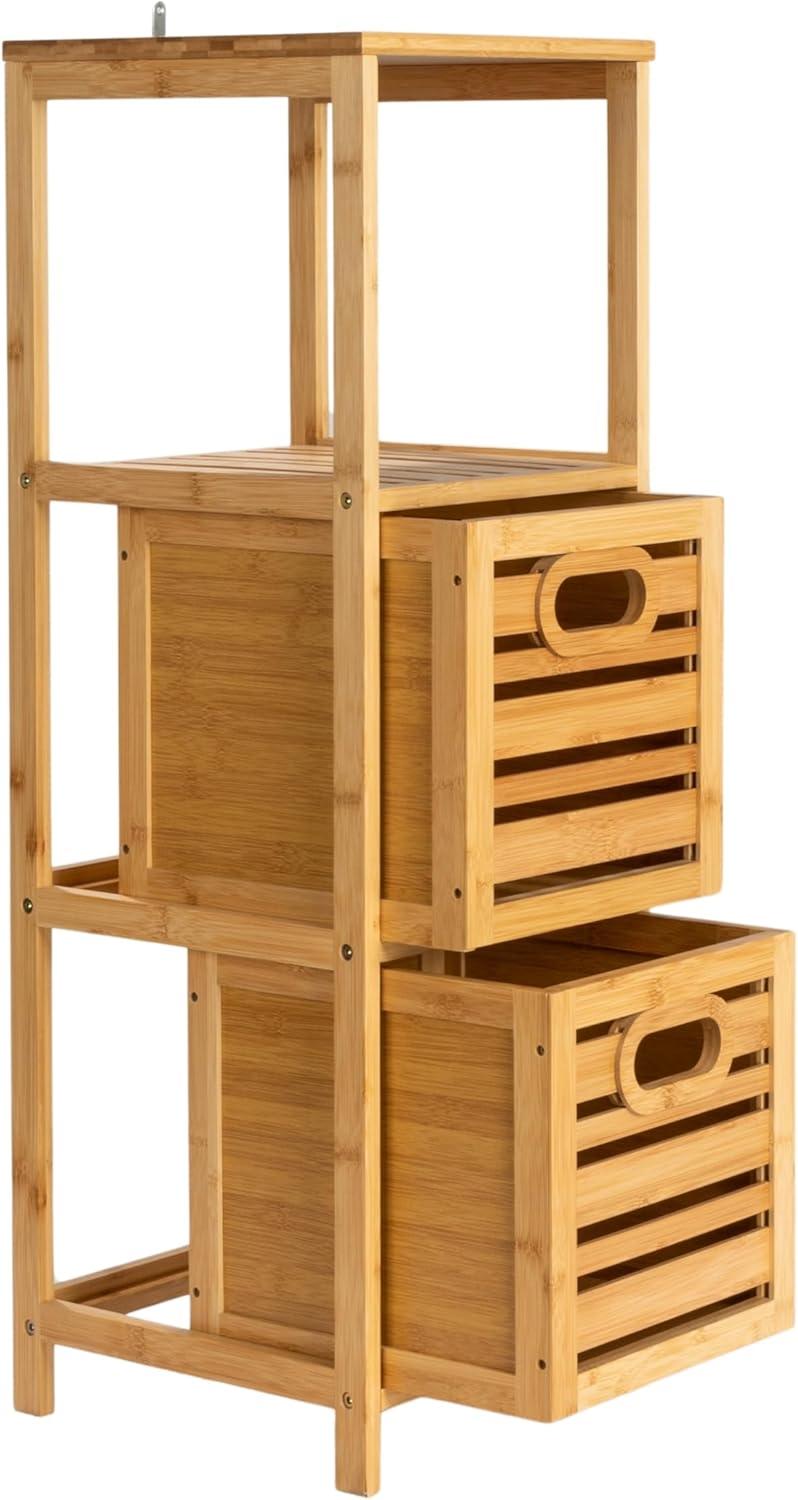 Household Essentials Darcy 2 Drawer Storage Drawer