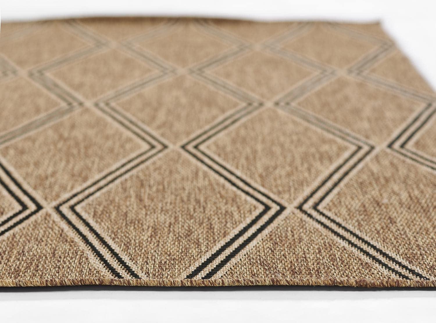 Momeni 2'x3' Hampton Ozzy Machine Loomed Indoor/Outdoor Accent Rug Blue