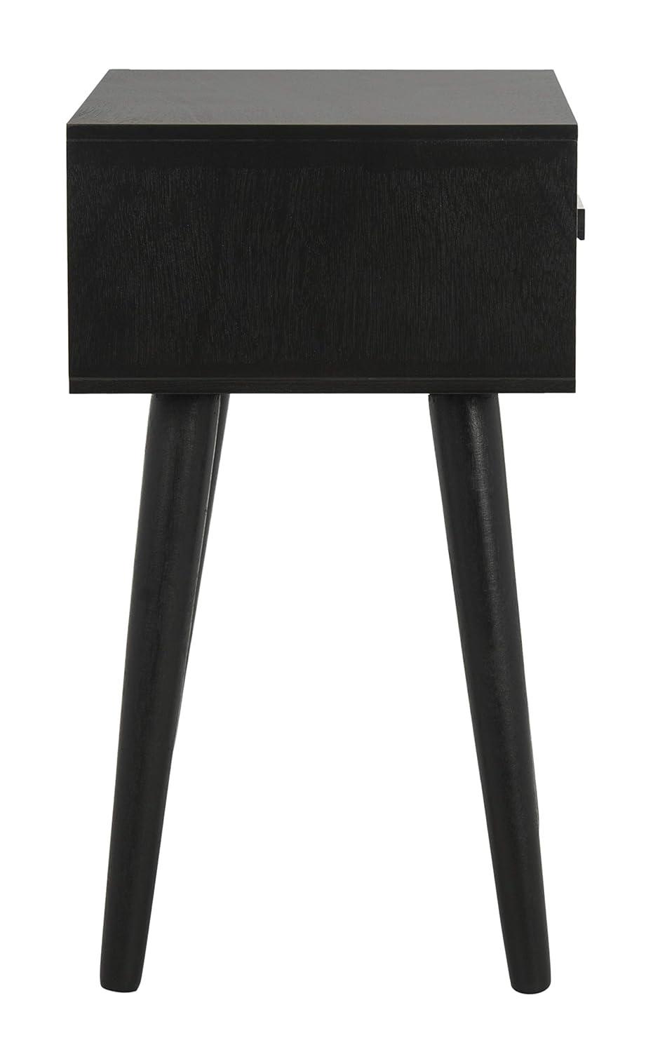 Lyle 1 Drawer Side Table - Black - Safavieh.