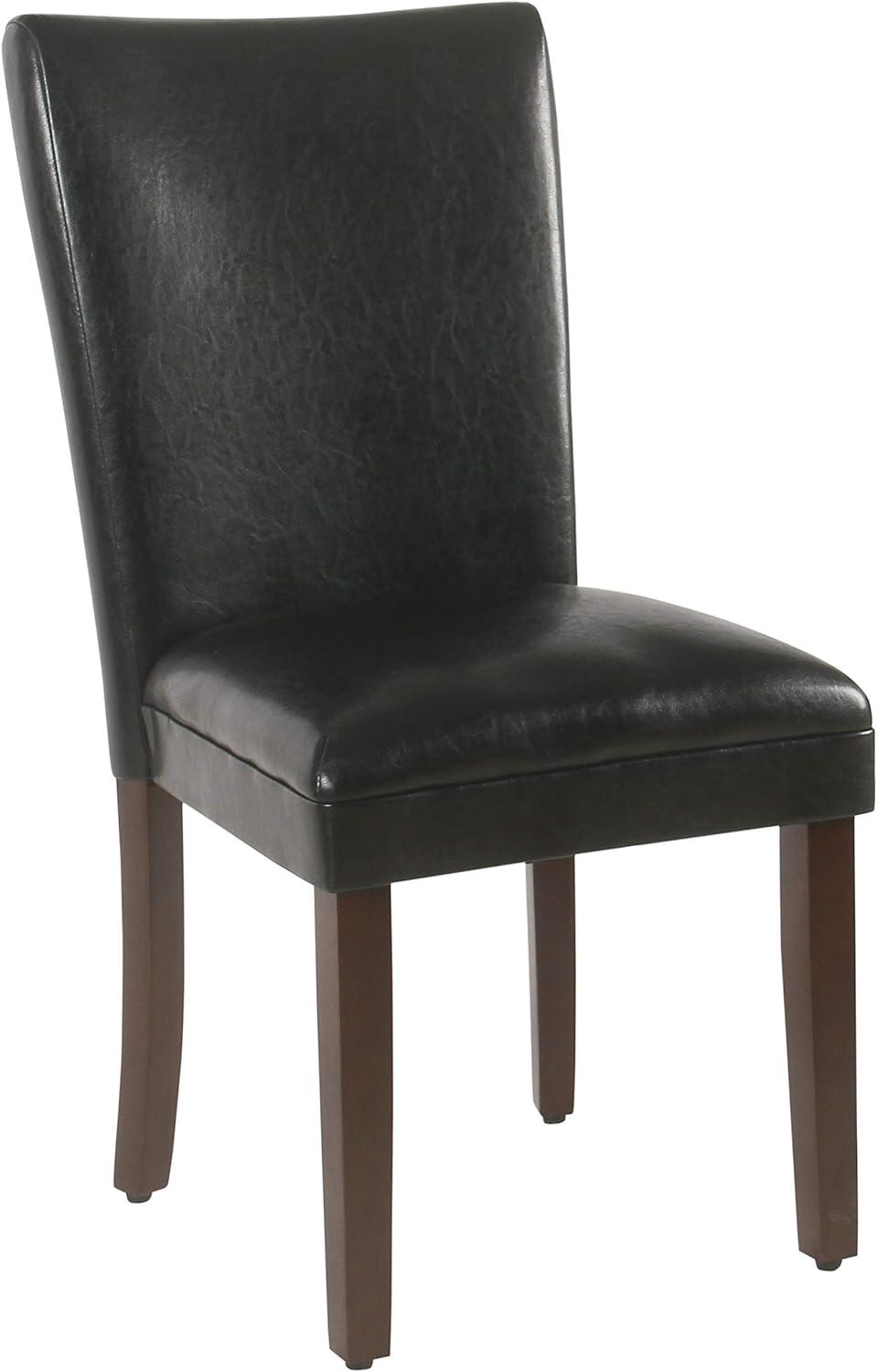 Set of 2 Parsons Dining Chair Faux Leather - Homepop