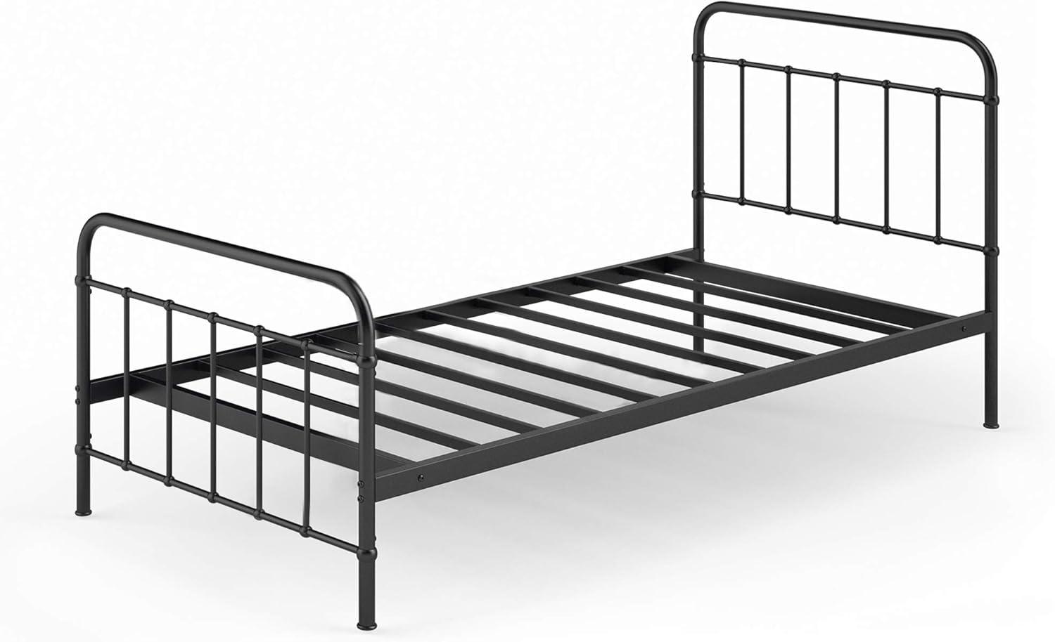 Zinus Florence 42" Modern Farmhouse Metal Platform Bed