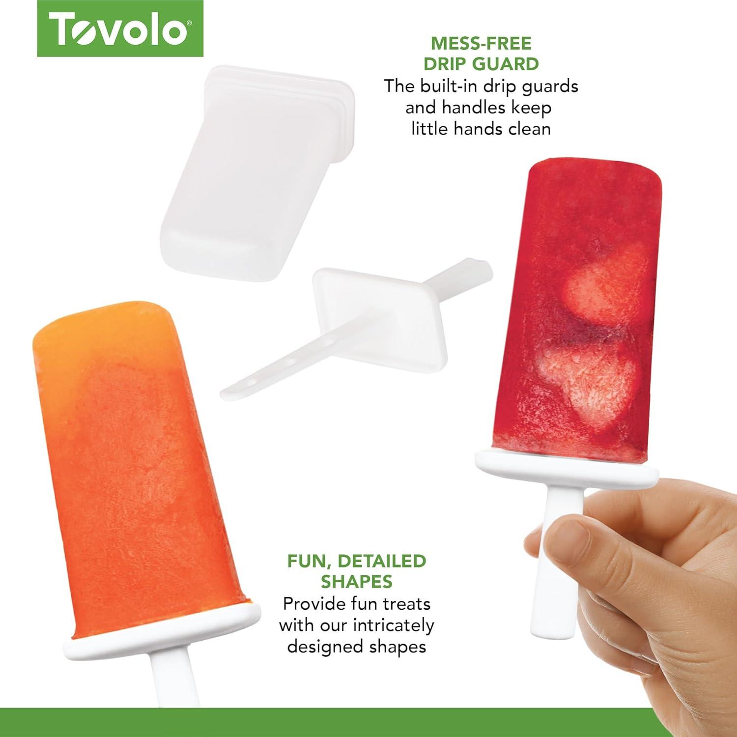 Tovolo Modern Pop Molds with Tray (Set of 6)