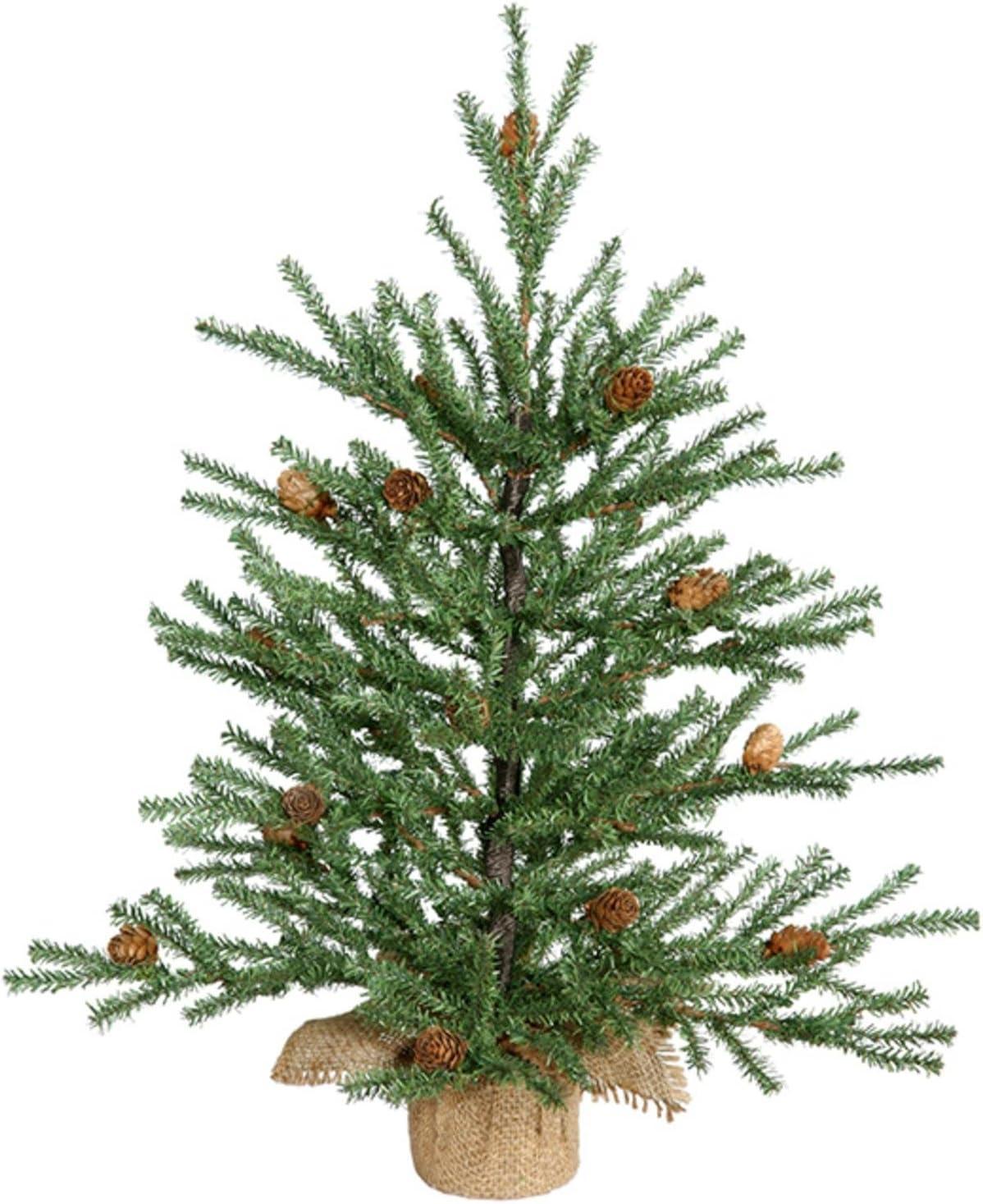 Vickerman 18" Carmel Pine Artificial Christmas Tree, Unlit