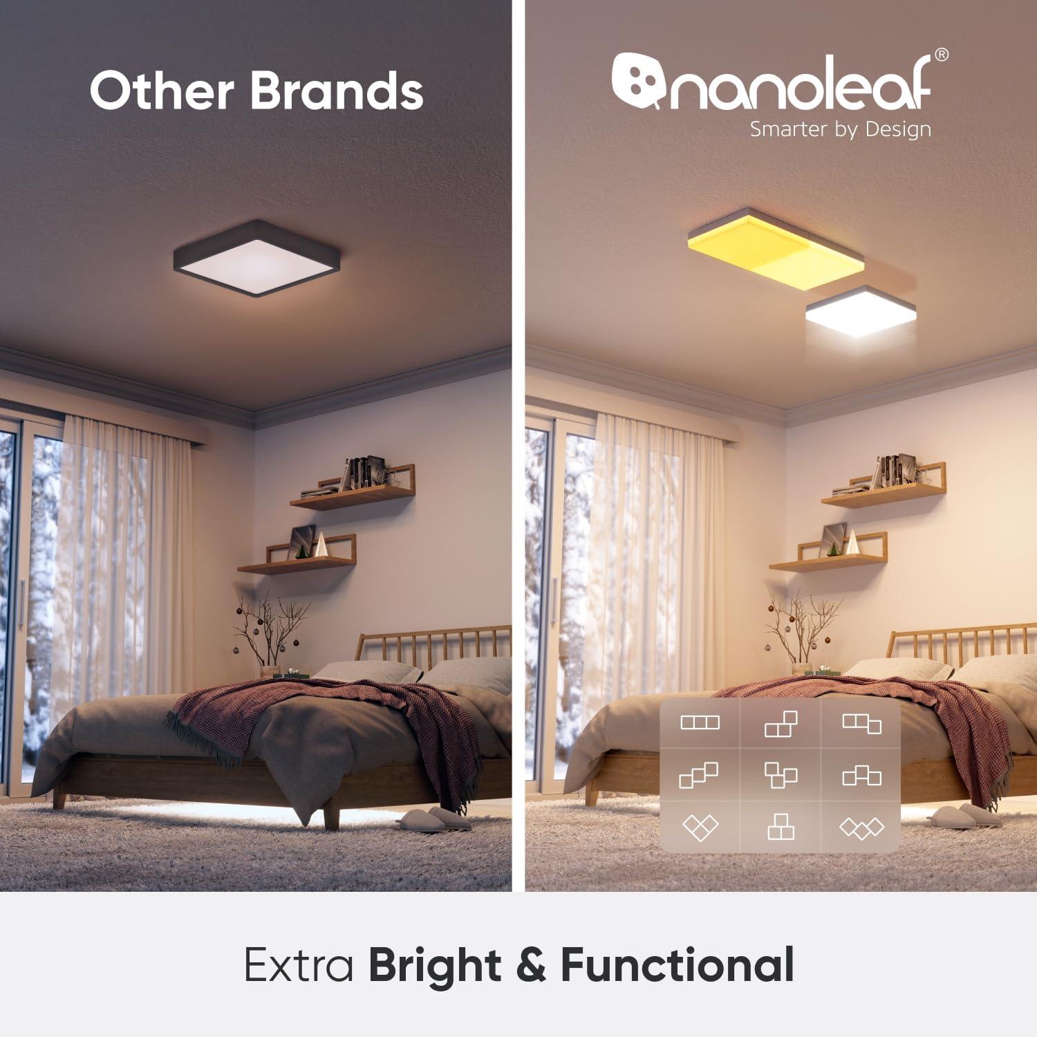 Nanoleaf White Modular LED Ceiling Light Expansion Pack