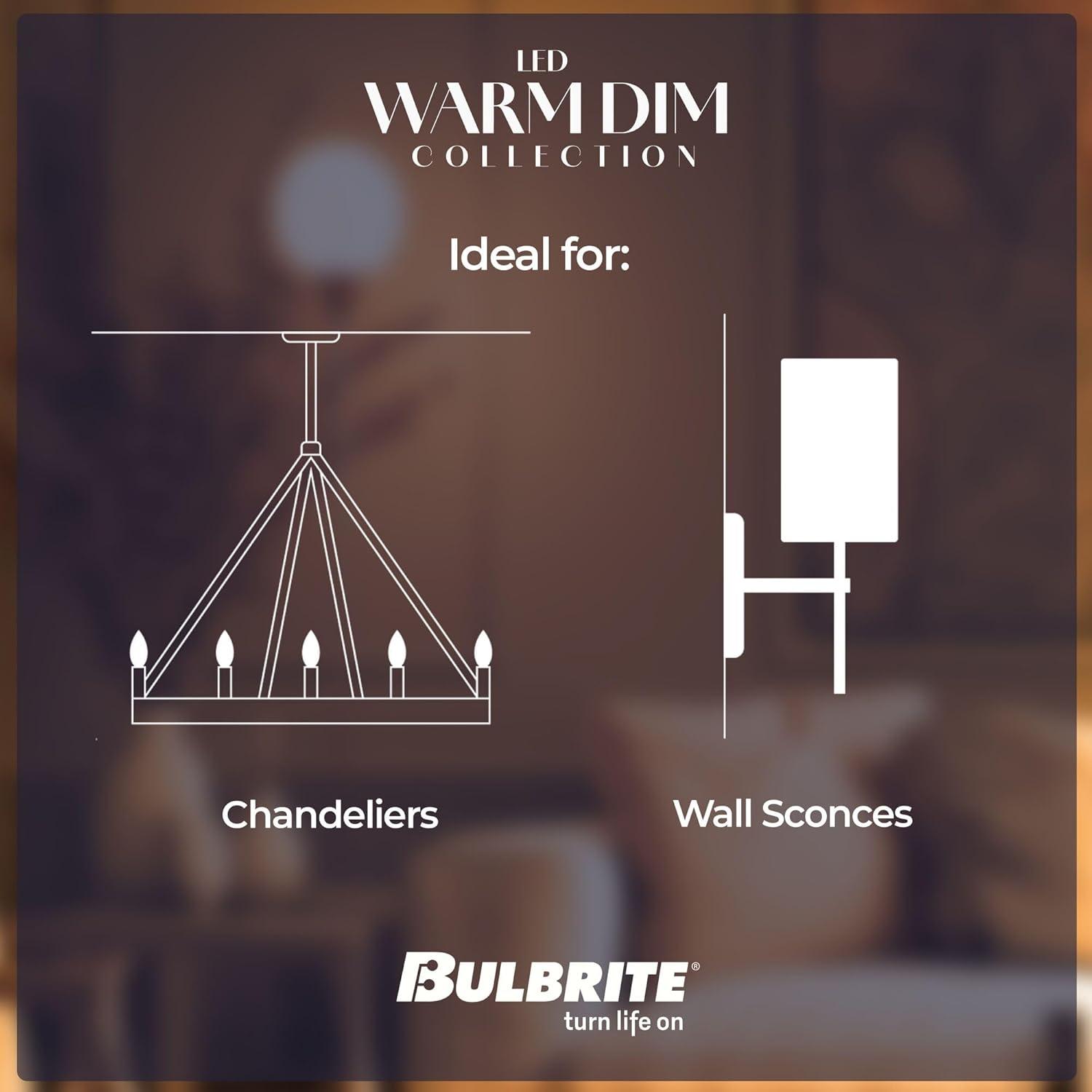 Milky White LED CA10 Decorative Dimmable Chandelier Bulb