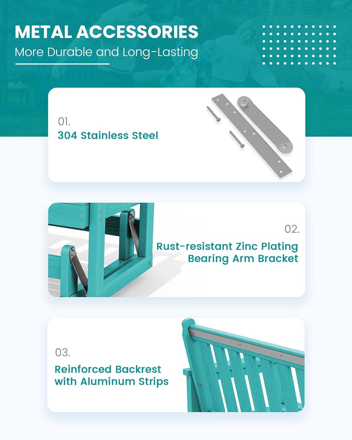 Traditional Garden 48" Glider