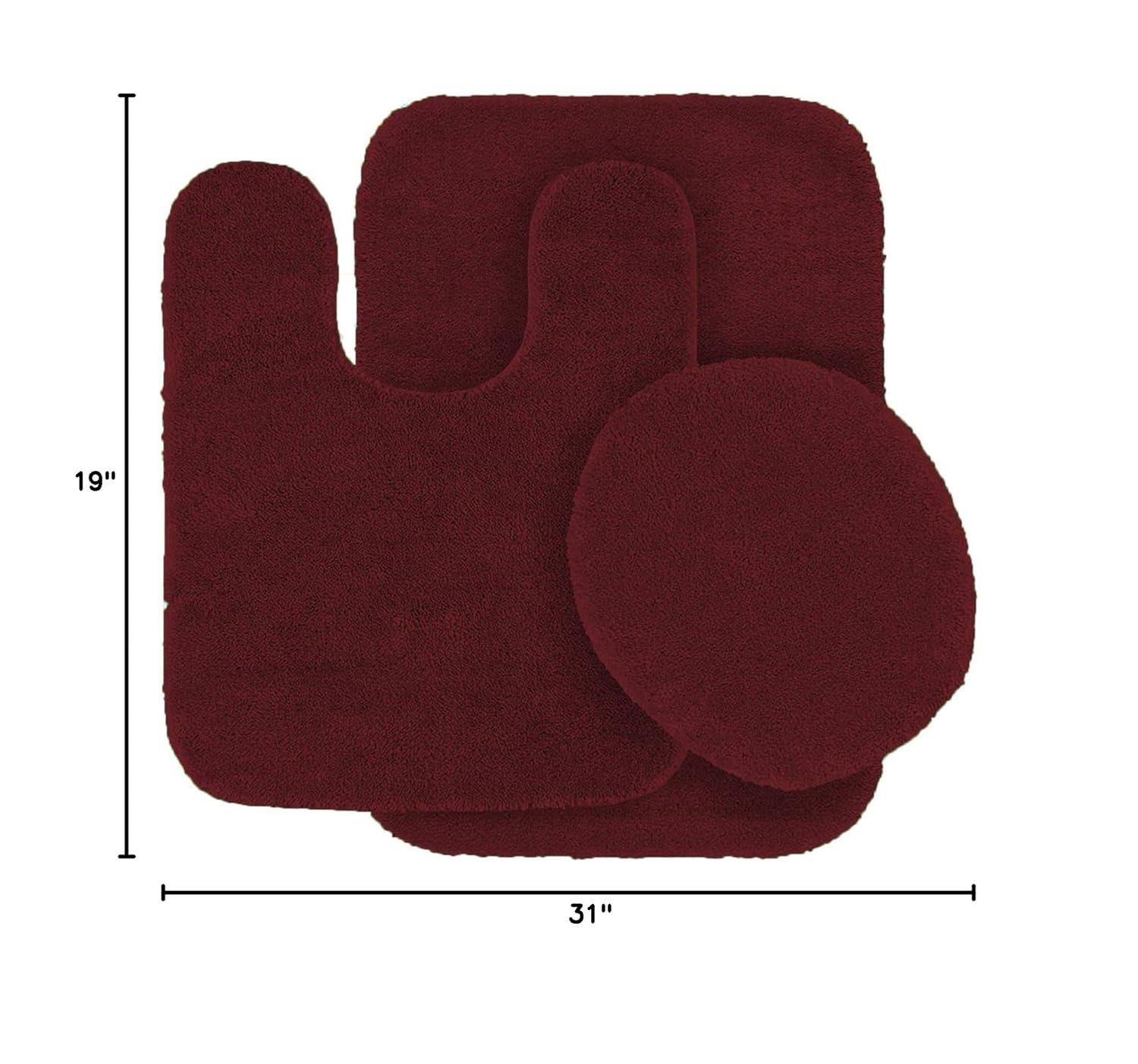 2025 New Rugs For Bedroom Rugs For Kitchen Bathroom Rugs Washable Carpets 3pc Bathroom Set Rug Mat Toilet Lid Cover Plain Solid Color Bathmats