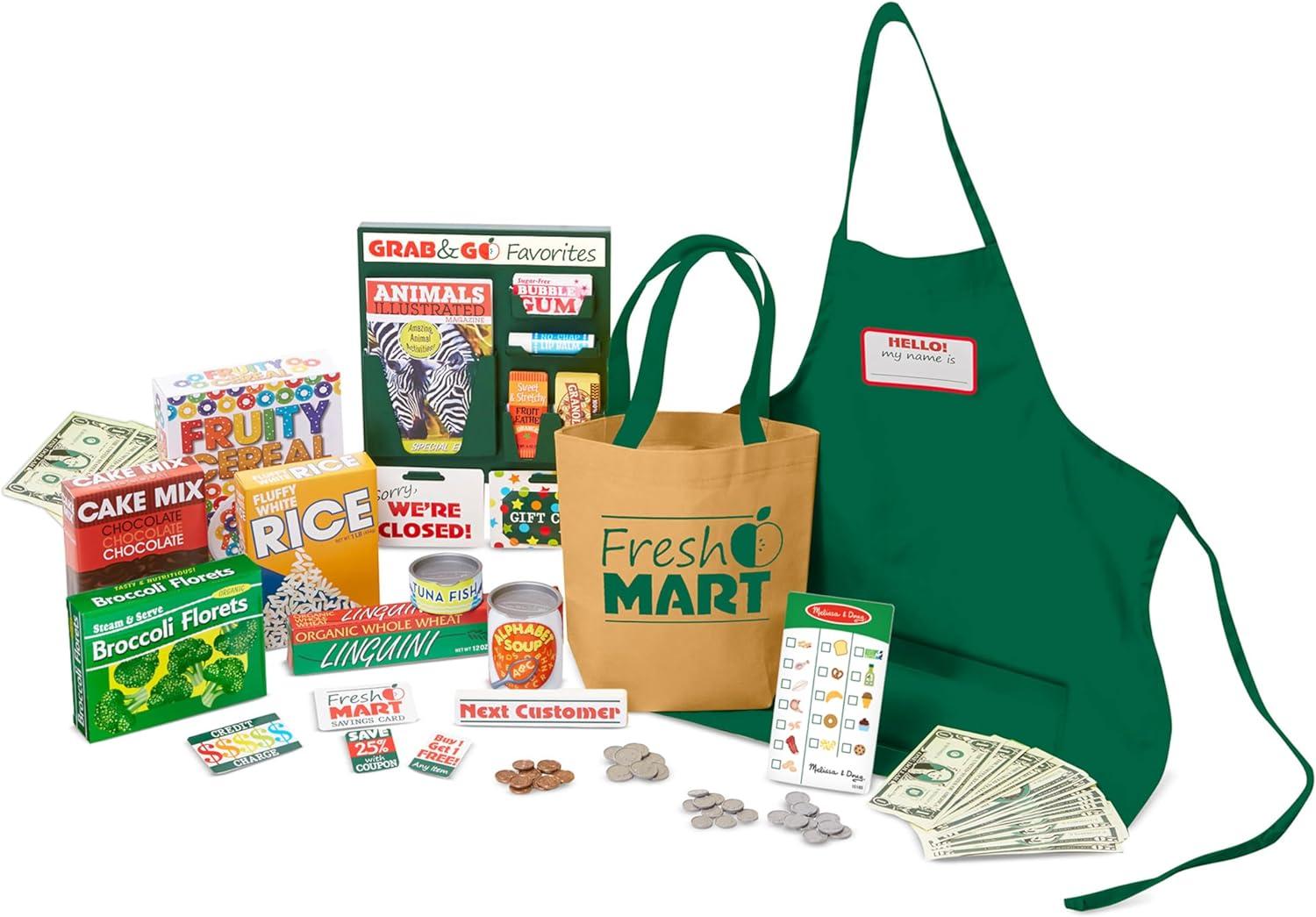 Melissa & Doug Grocery Companion Play Food Set