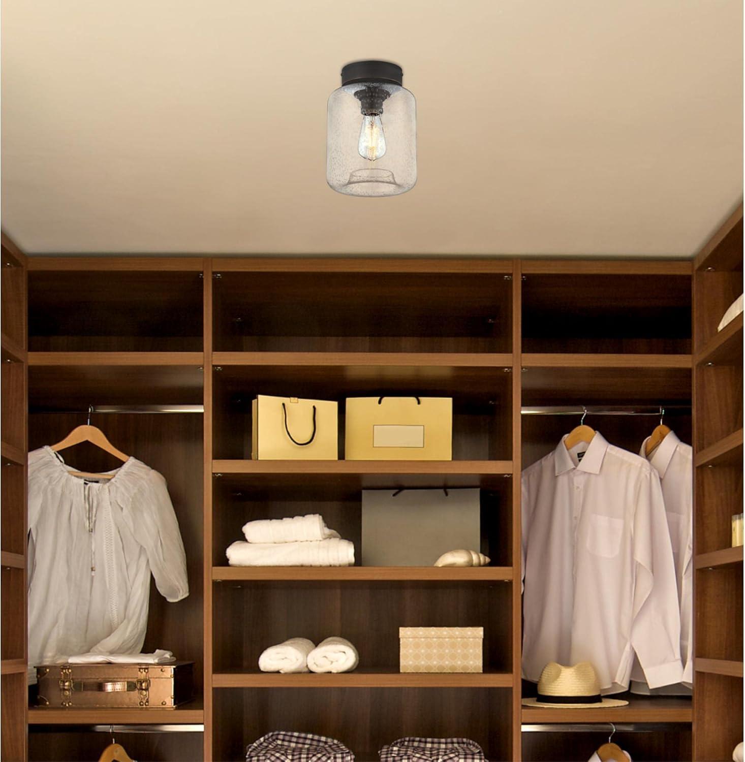Judd Glass Semi Flush Mount