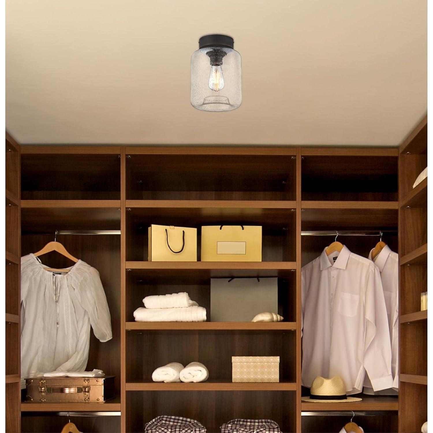 Judd Glass Semi Flush Mount