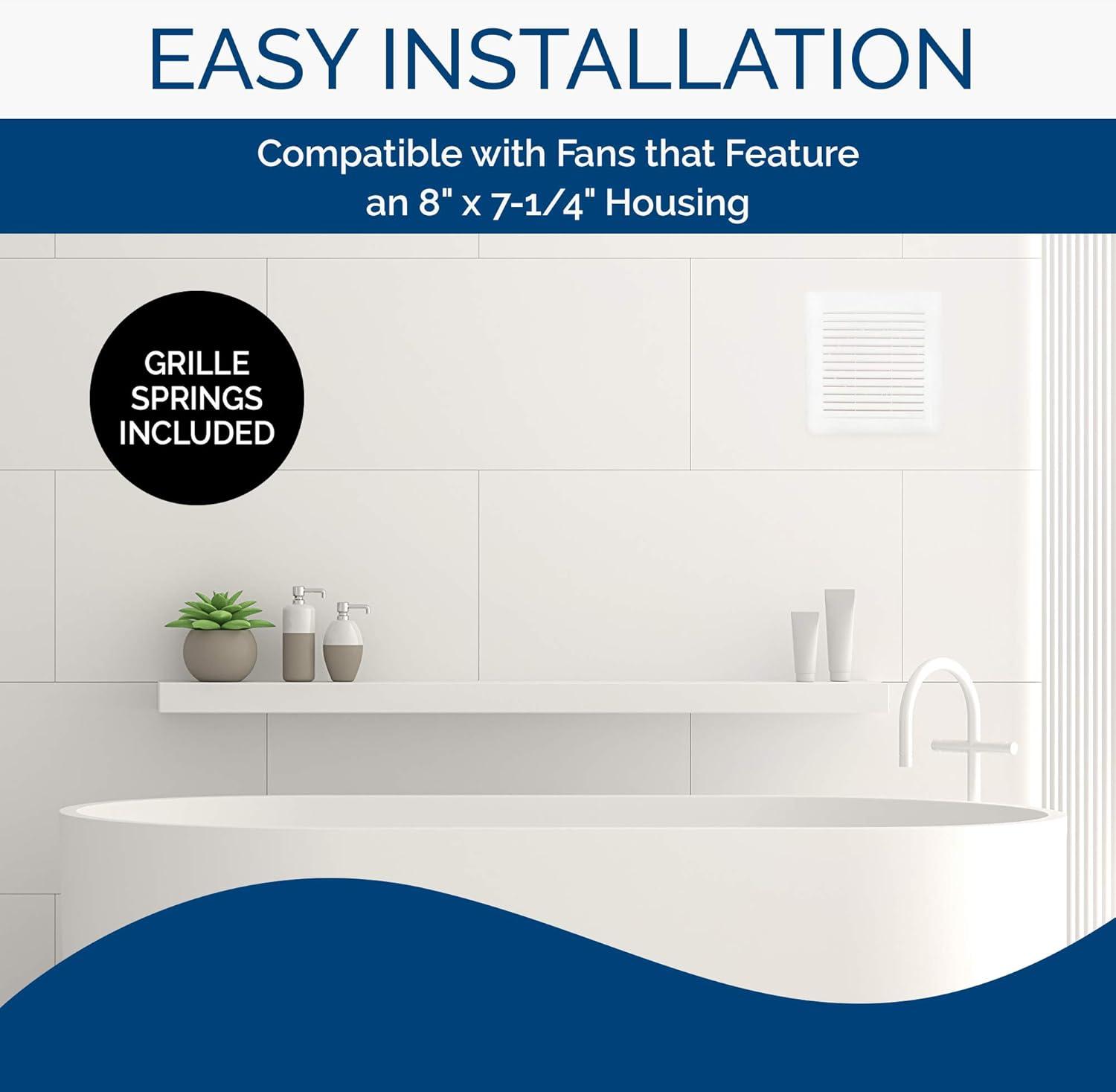 Replacement Grille For 695 And 696N Bathroom Exhaust Fan