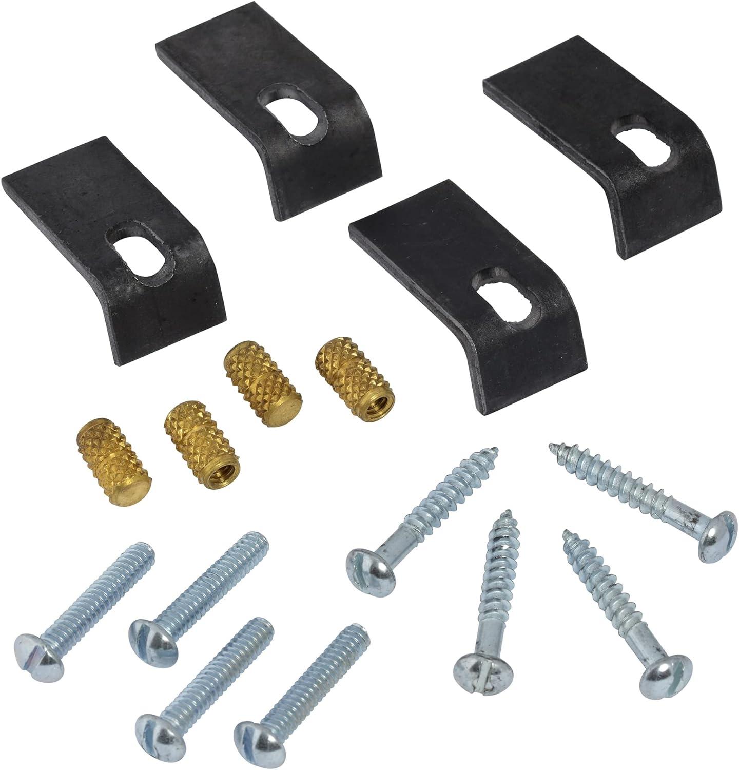 Black and Gold Sink Mounting Kit with Screws