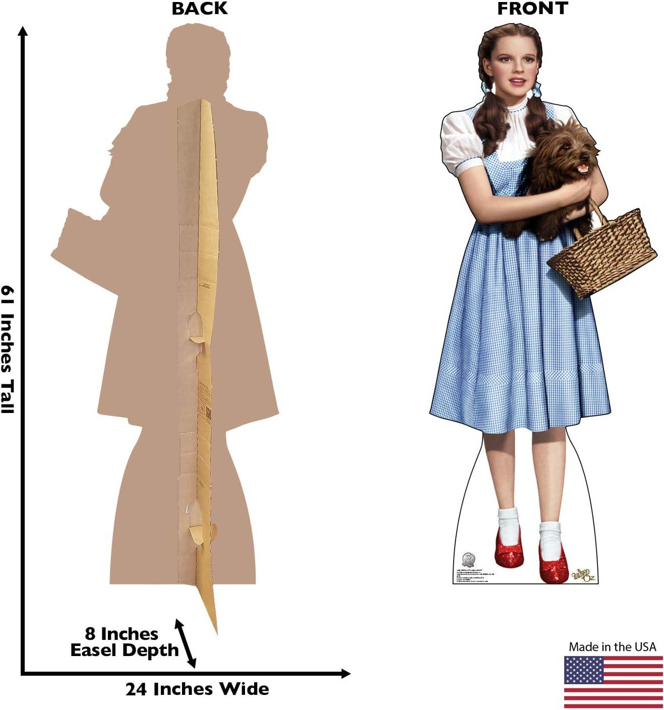 Dorothy Holding Toto Life-Size Cardboard Cutout Standup