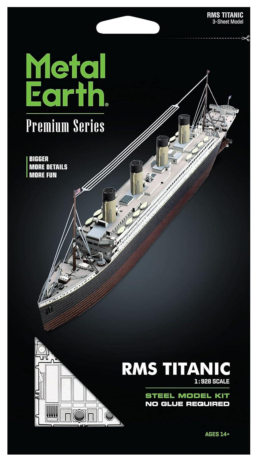 Metal Earth Premium RMS Titanic 3 Sheet 3D Laser Cut Model + Tweezers 01419