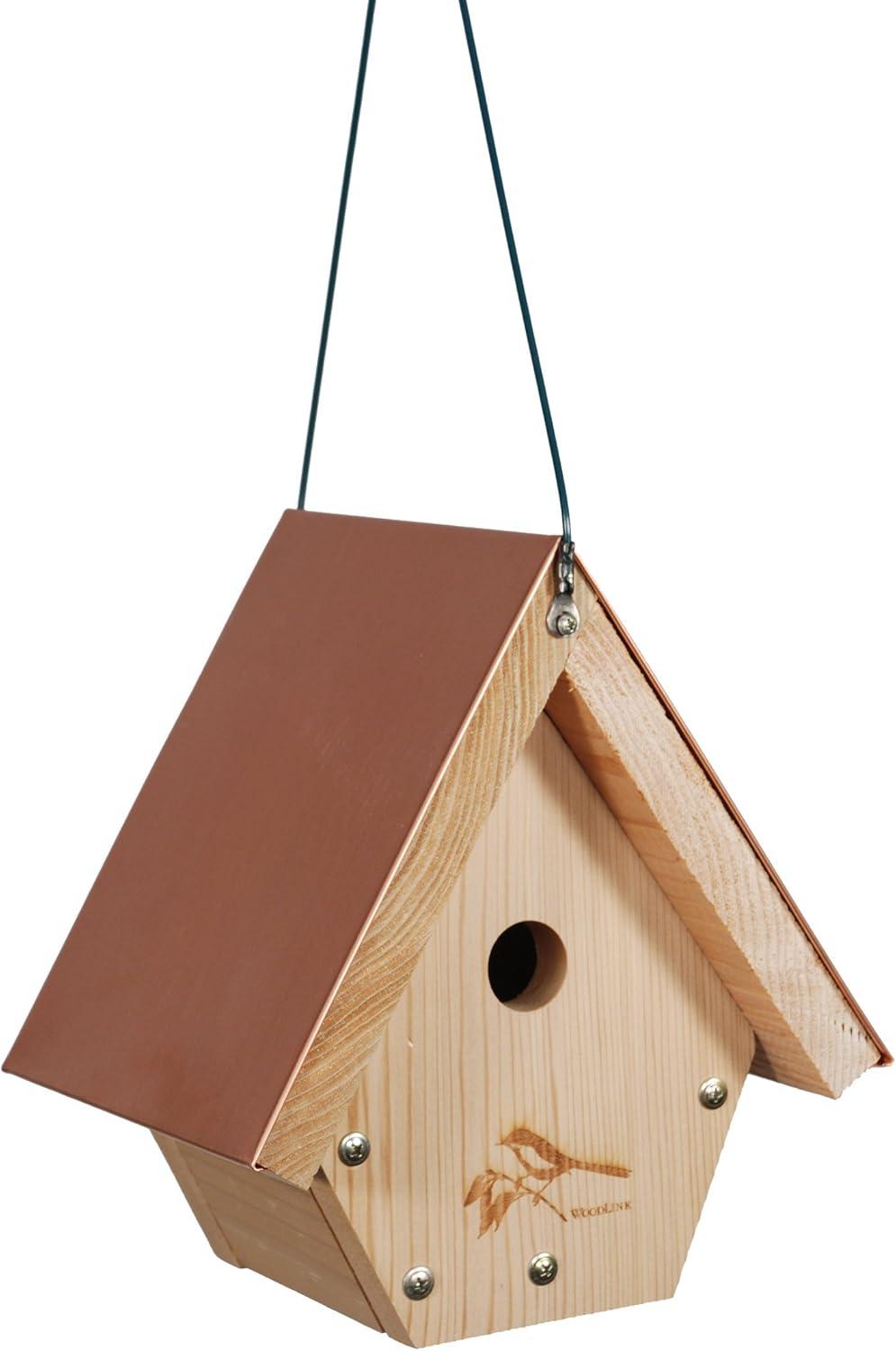 Coppertop Hanging Wild Bird House