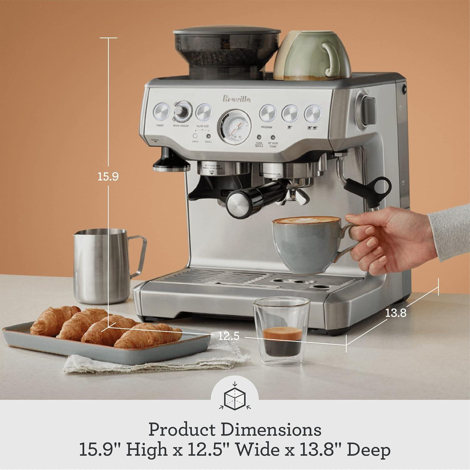 Breville BES870BSXL The Barista Express Coffee Machine (Black Sesame)