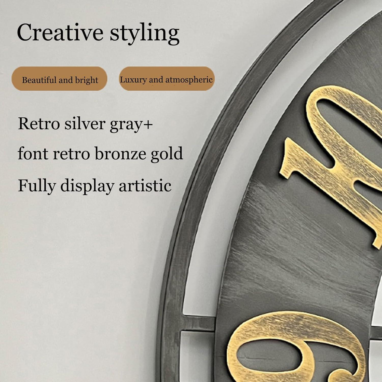 Sorbus Large 16" Numeral Analog Decorative Wall Clock