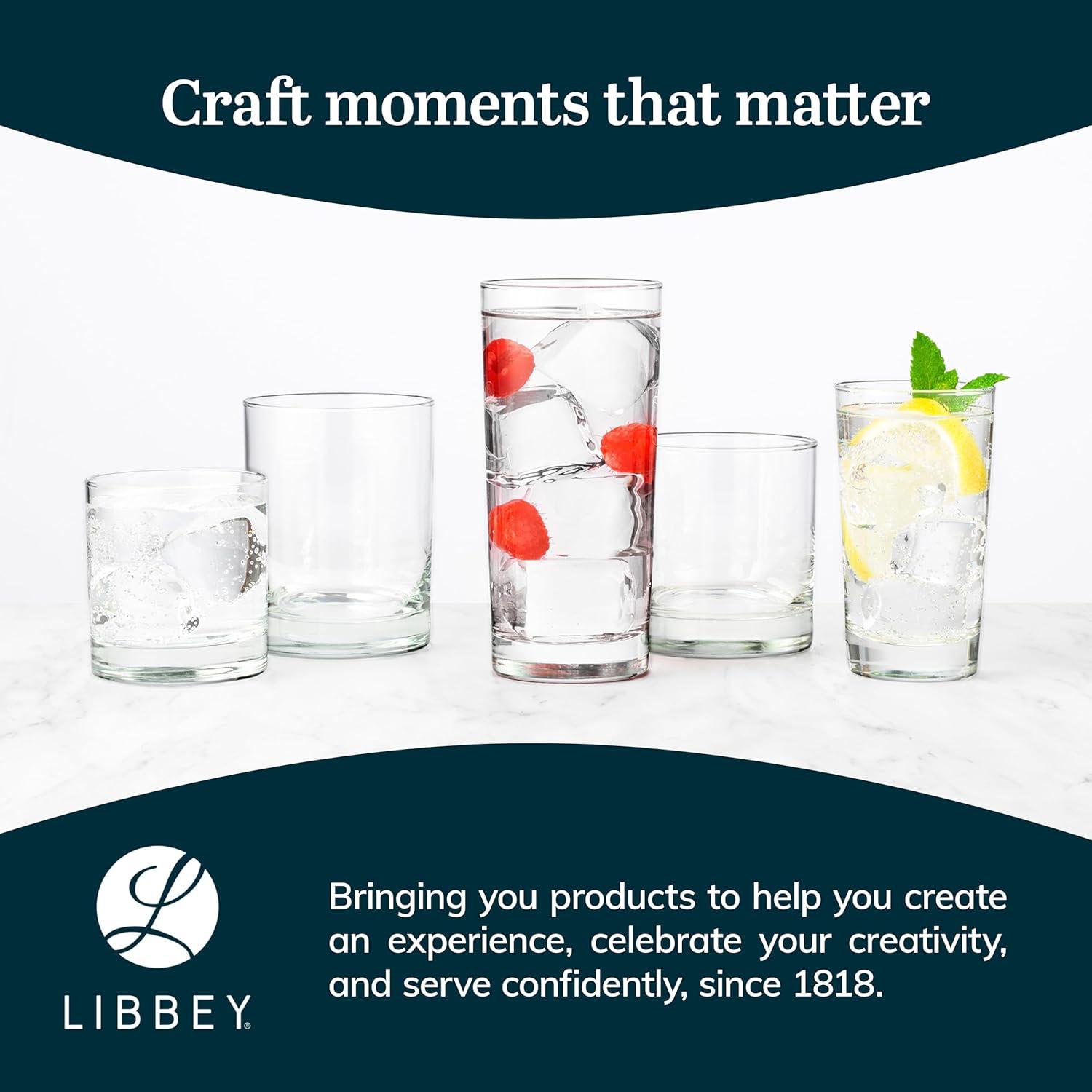 Heavy Base 8 oz. Highball Glassware Set (Set of 24)
