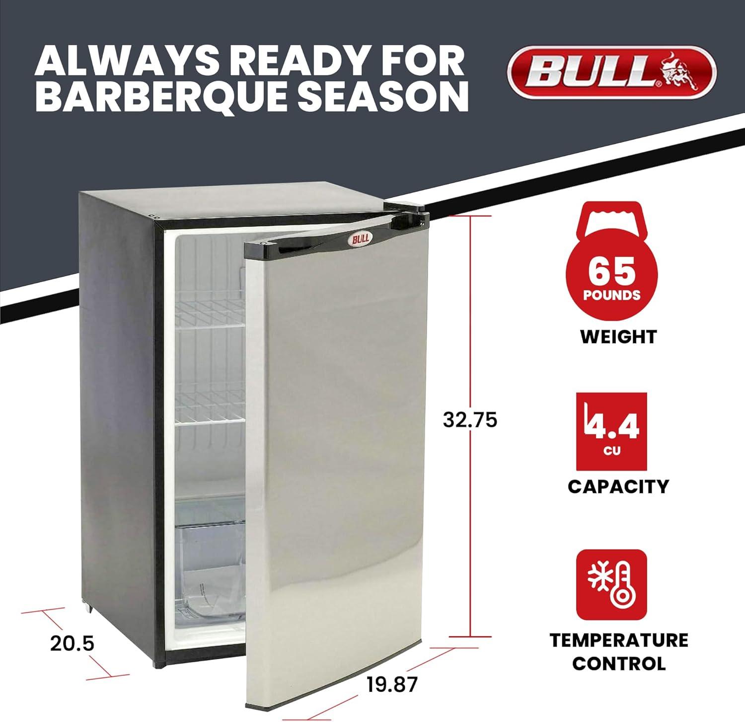 Bull Outdoor Products Stainless Steel Standard Outdoor Kitchen Refrigerator