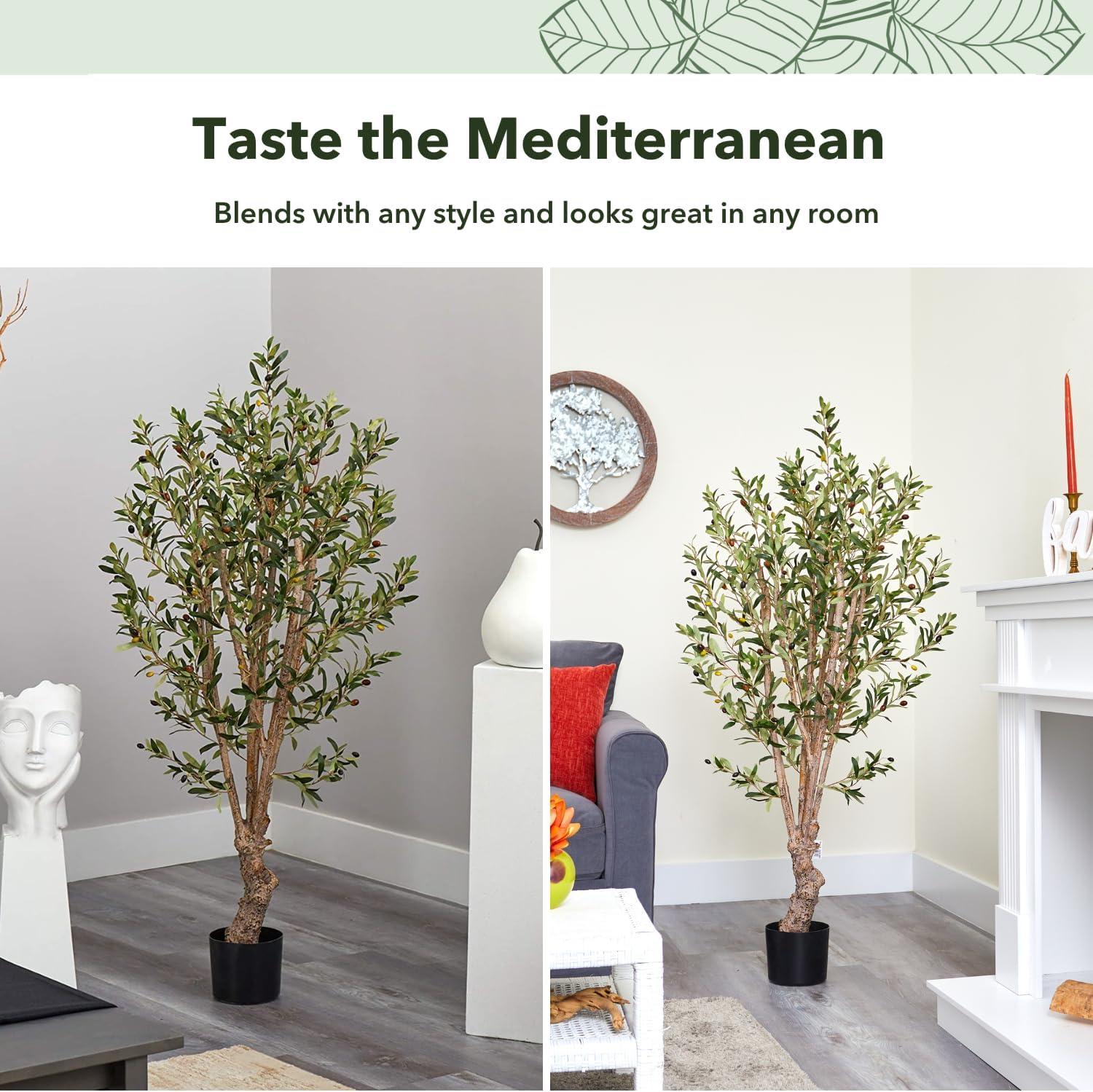 Nearly Natural 5ft. Olive Artificial Tree