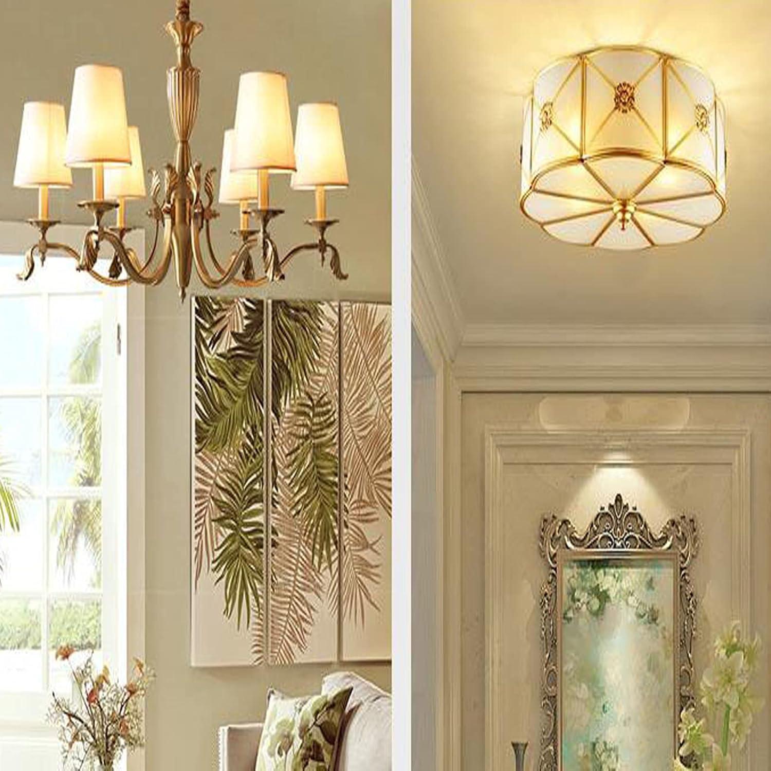 E12 LED Bulbs 20W LED Corn Light Bulb 180W Equivalent Warm White 3000K E12 Candelabra Base Decorative LED Chandelier Bulbs 2000LM for Pendant Home Lighting, Not Dimmable, AC85-265V(4 Pack)