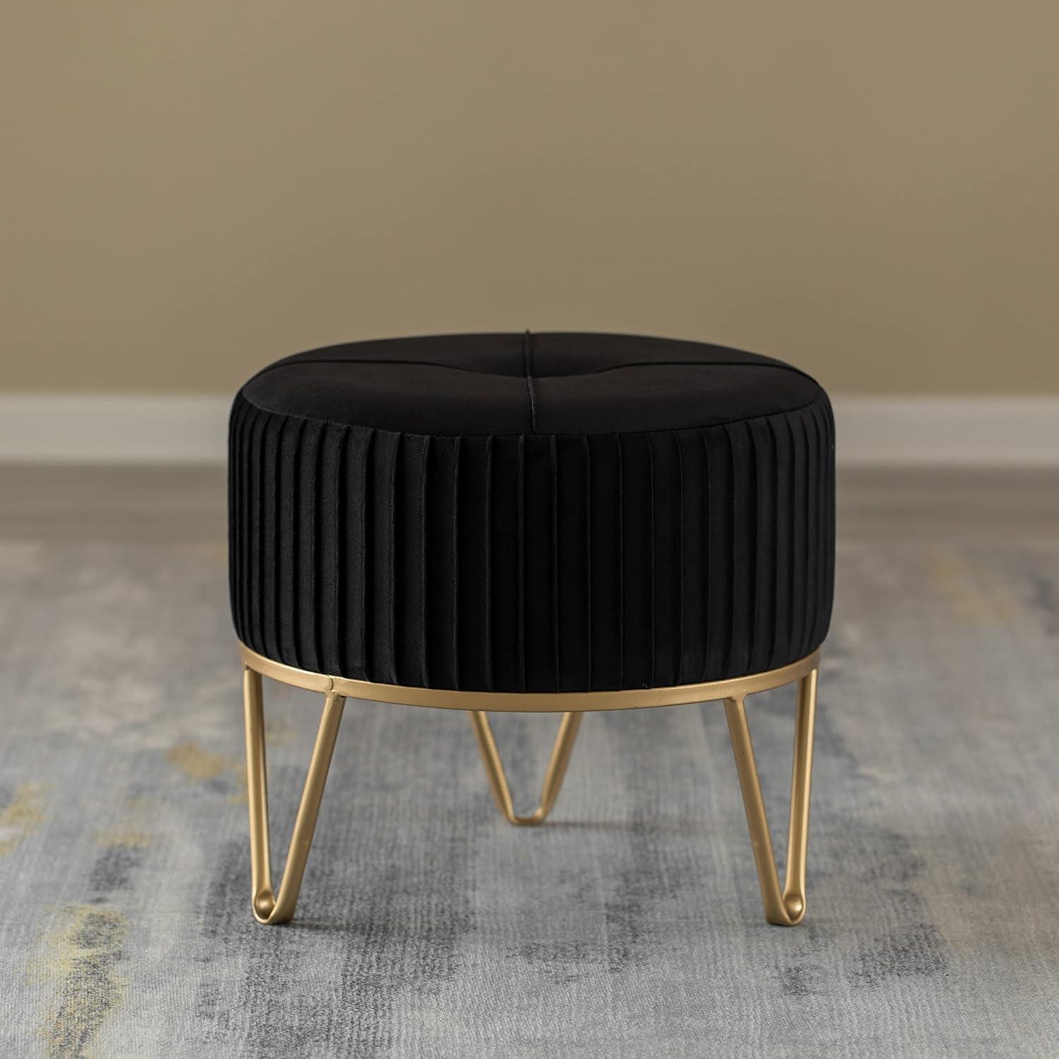 Everly Quinn Presten Upholstered Ottoman