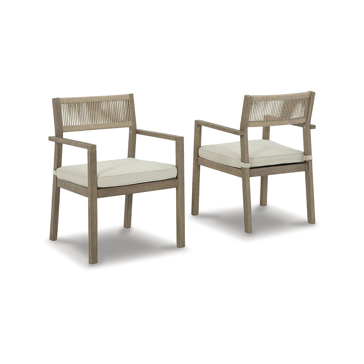 Colb Outdoor Dining Armchair with Cushion (Set of 2)