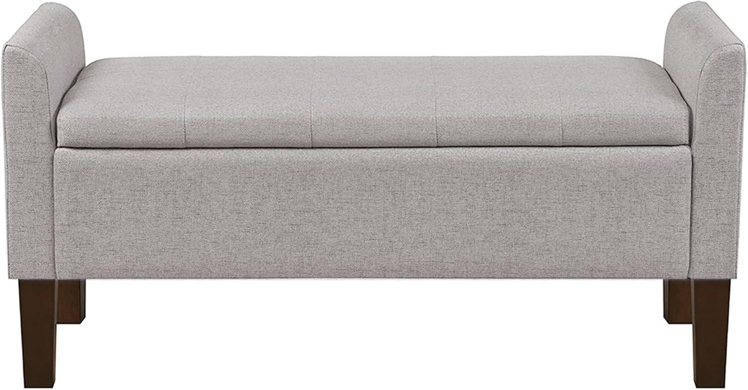 510 Design Blaire Flip-Top Upholstered Storage Bench