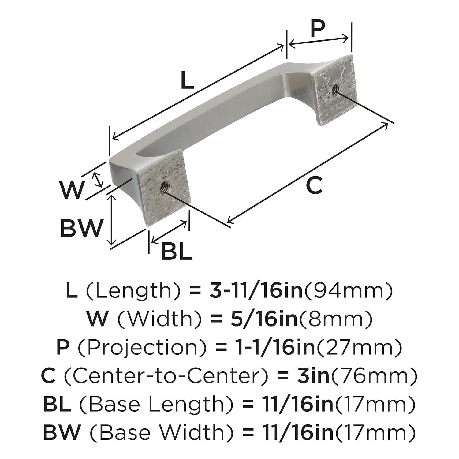 Mulholland 3" Center to Center Bar Pull