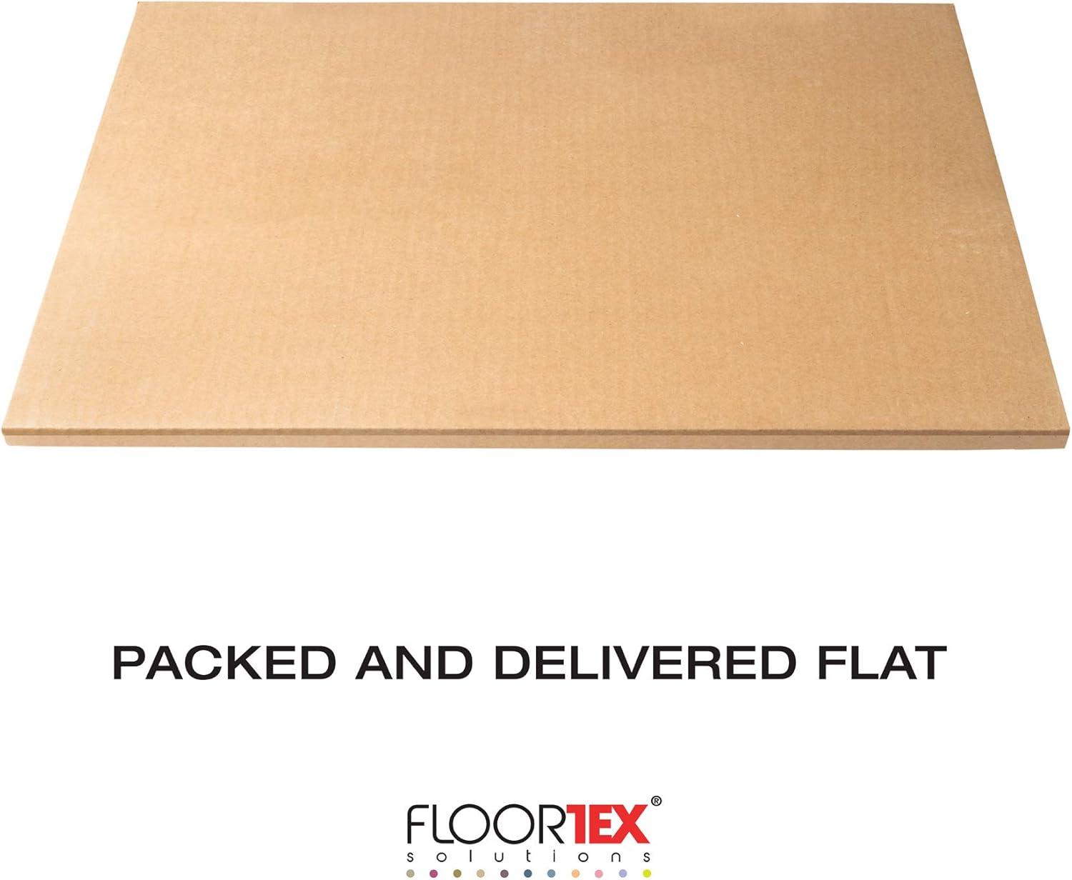 Floortex Valuemat Plus Polycarbonate Rectangular Chair Mat for Hard Floor