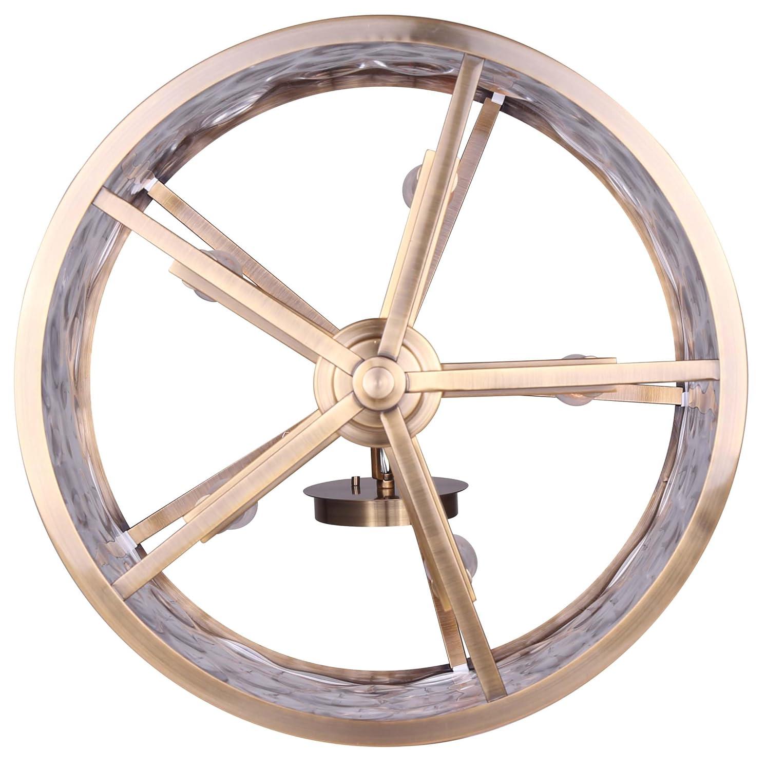 ICH675B05GD16-Canarm Inc-Frankie - 5 Light Chandelier In Contemporary Style-18.5 Inches Tall and 16 Inches Wide